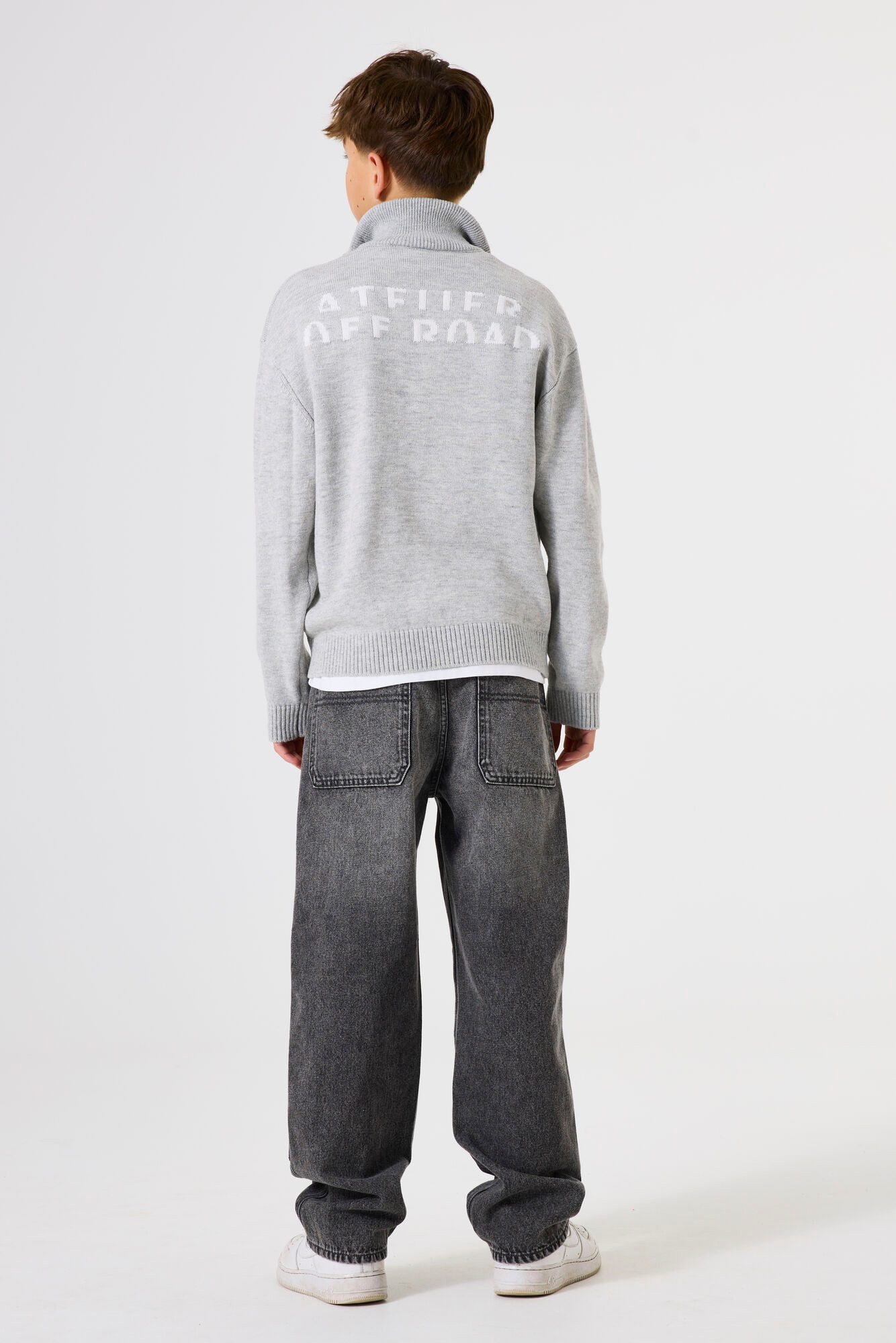 Garcia Strickpullover mit Zip-Kragen
