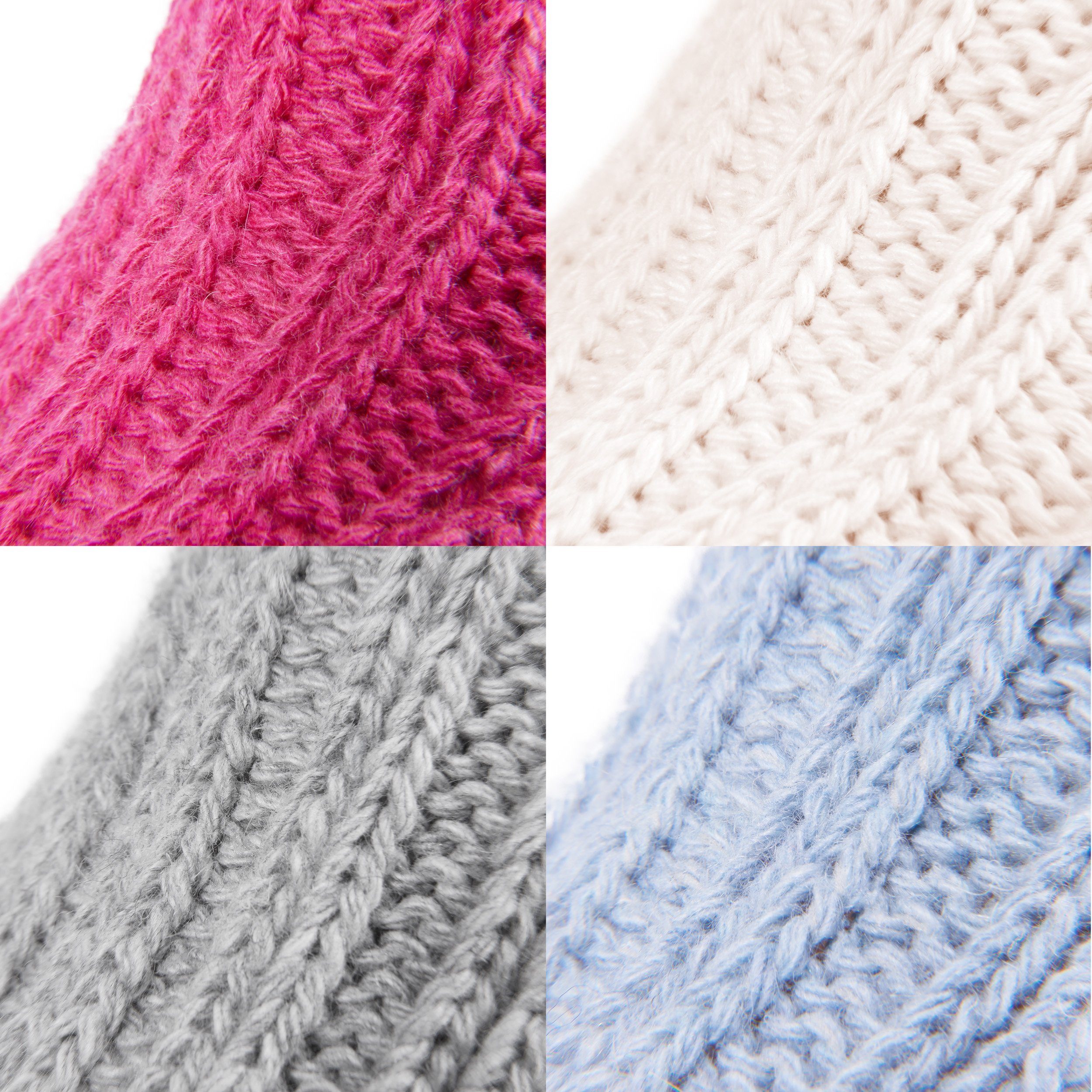 BRUBAKER Kuschelsocken warme dicke Alpaka Socken (Set, 4-Paar, mit Alpakawolle) Wintersocken für Damen und Herren – Bild 3 von 5