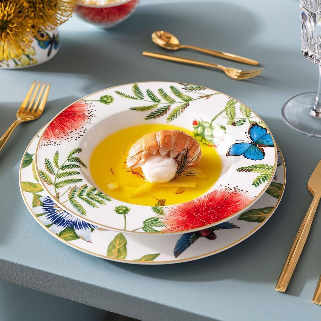 Villeroy & Boch Suppenteller Amazonia Anmut Suppenteller ø 24,6 cm, (1 St)