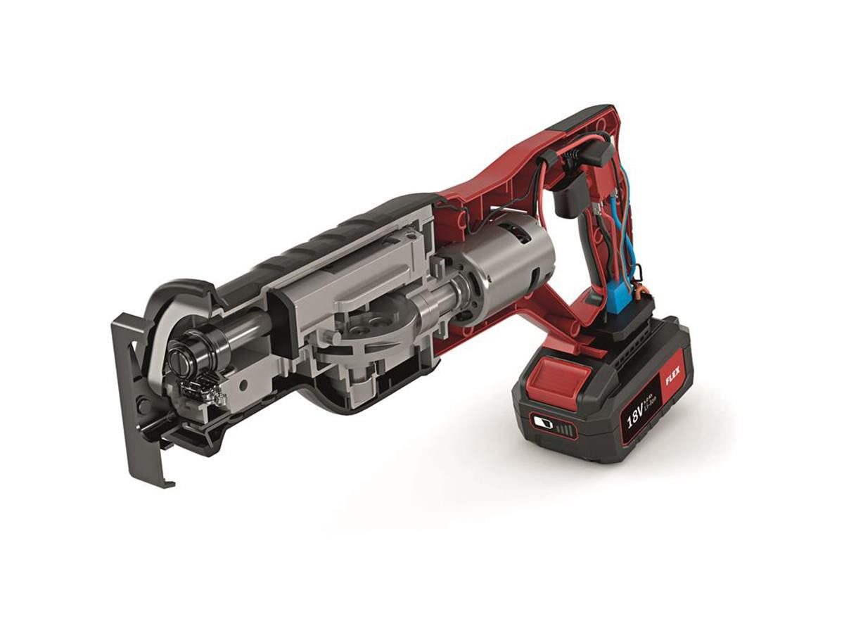 Flex Akku-Säbelsäge RS 29 18.0, Solo Version im Karton, ohne Akku und Ladegerät