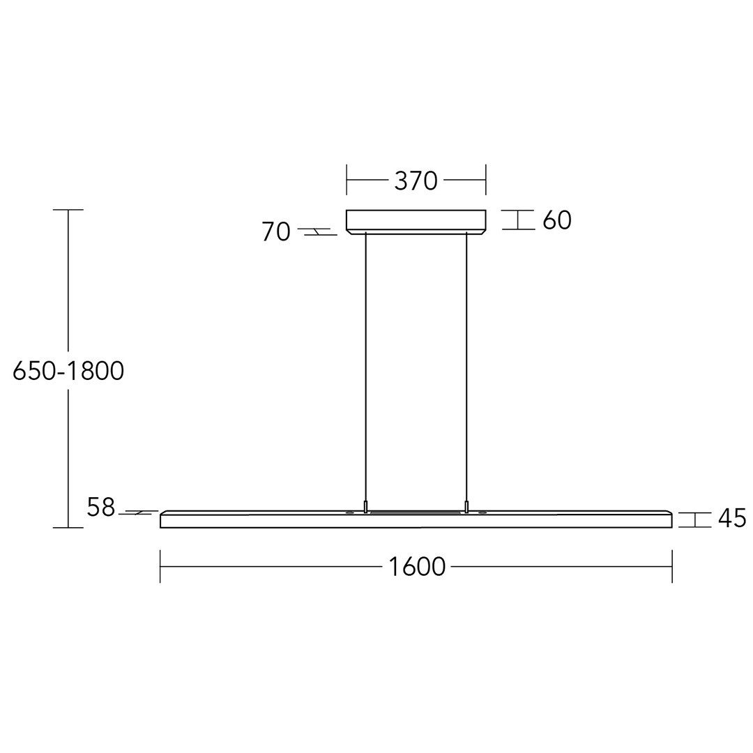HerzBlut LED-Hängeleuchte Leonora LED mit Rollizug Ober- und Unterlicht Buche, Alu LED-Leiste Acryl satiniert