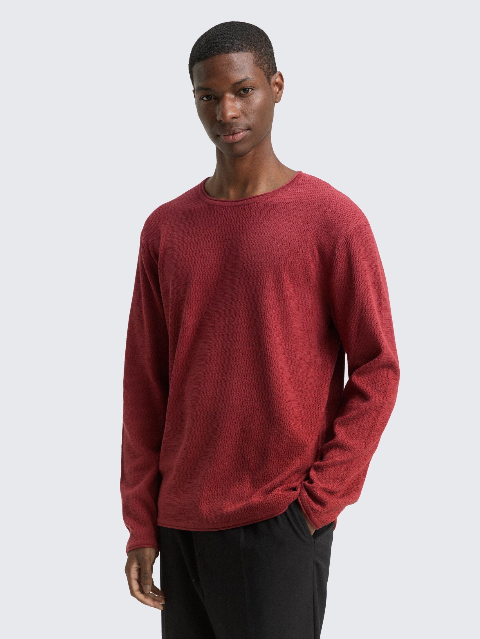 TOM TAILOR Denim Strickpullover Strickpullover aus günstig online kaufen
