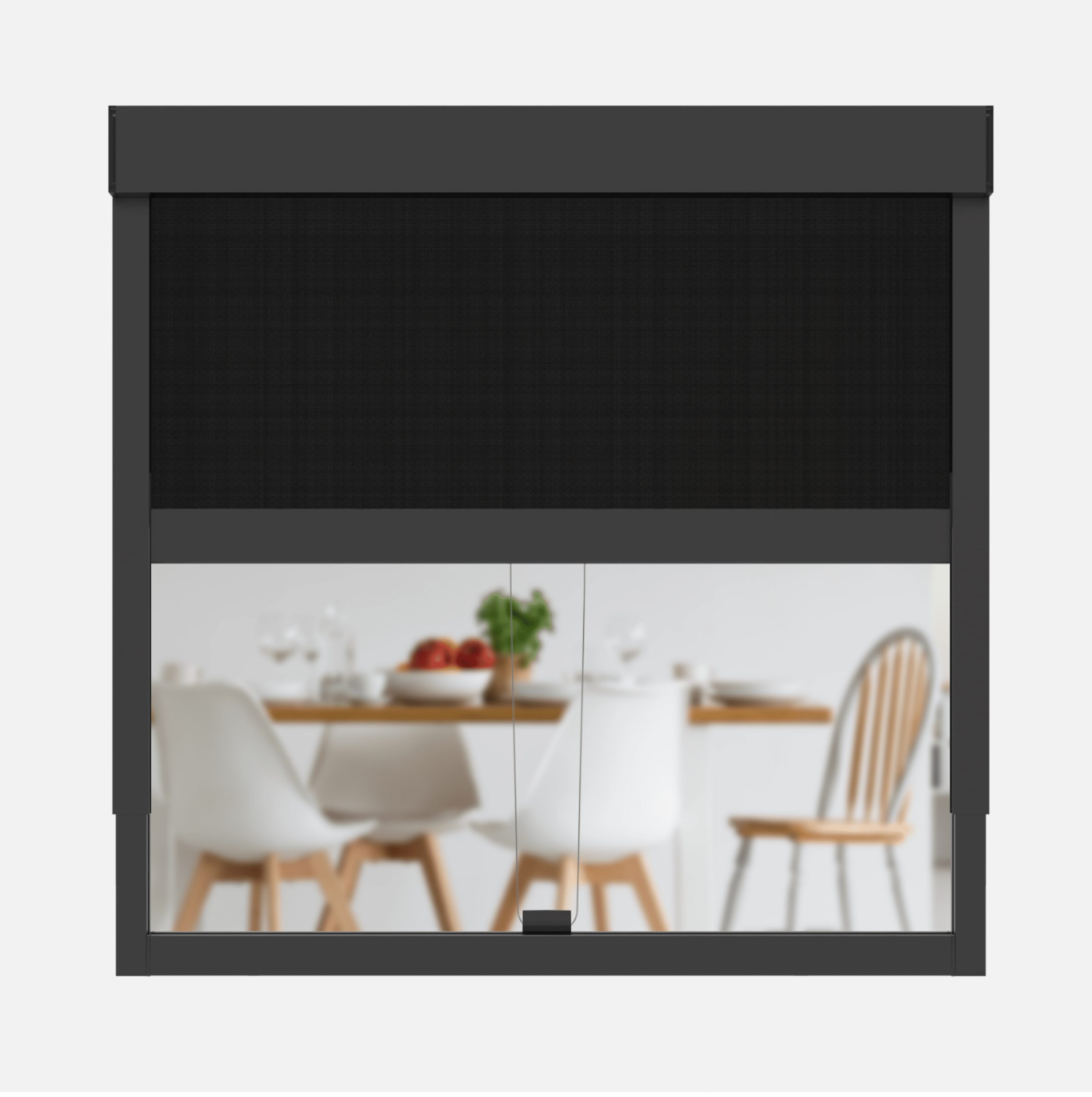 Rollo Außenrollo für Fenster gegen Hitze von CLIP'N'SHADE, CLIP`N`SHADE, blickdicht, Klemmmontage ohne Bohren, hochwertige Aluminiumprofile