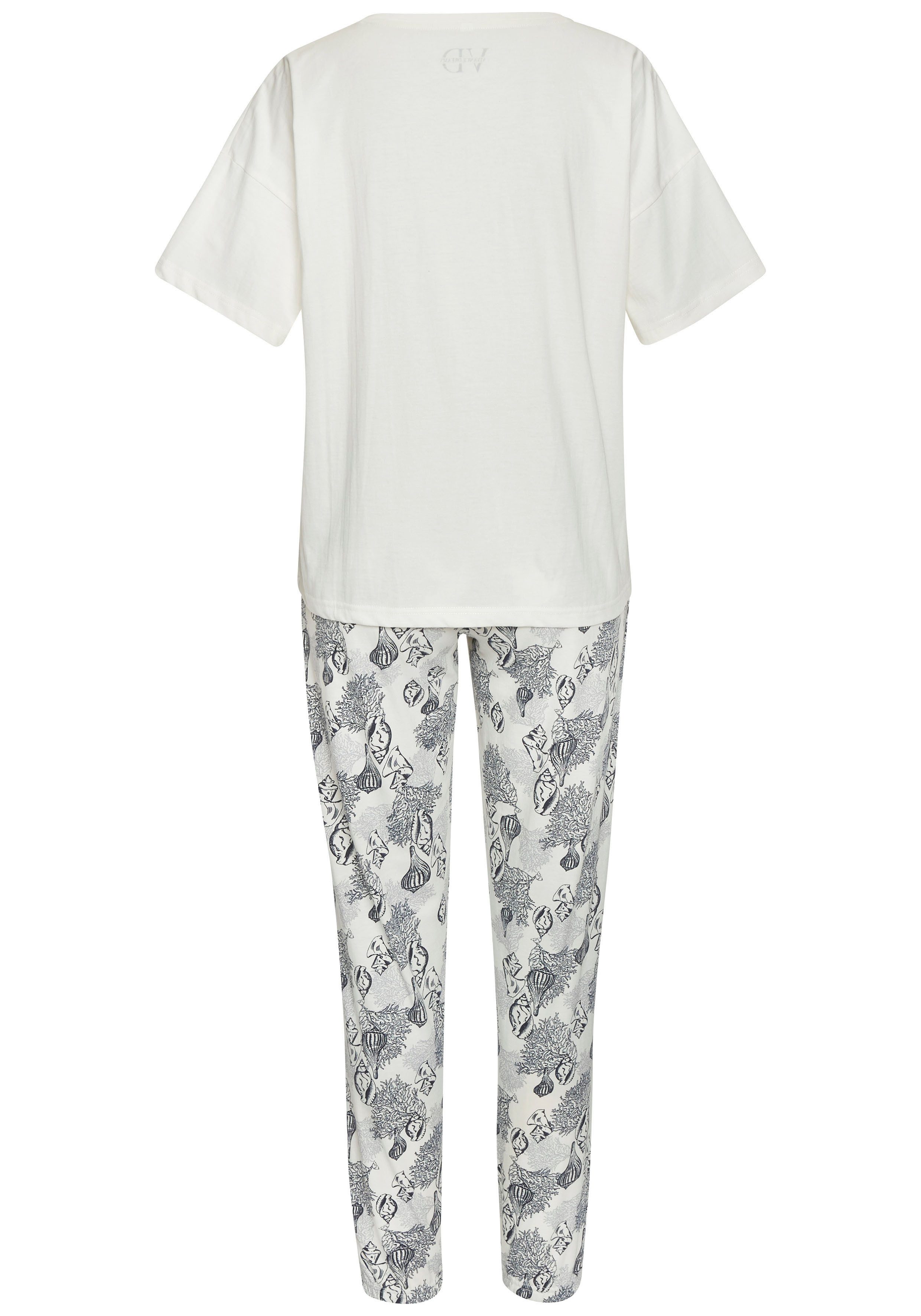 Vivance Dreams by Lascana Pyjama (Set, 2 tlg) Allover-Druck – Bild 3 von 5