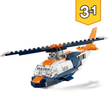 LEGO® Konstruktionsspielsteine Überschalljet (31126), LEGO® Creator 3in1, (215 St), Made in Europe