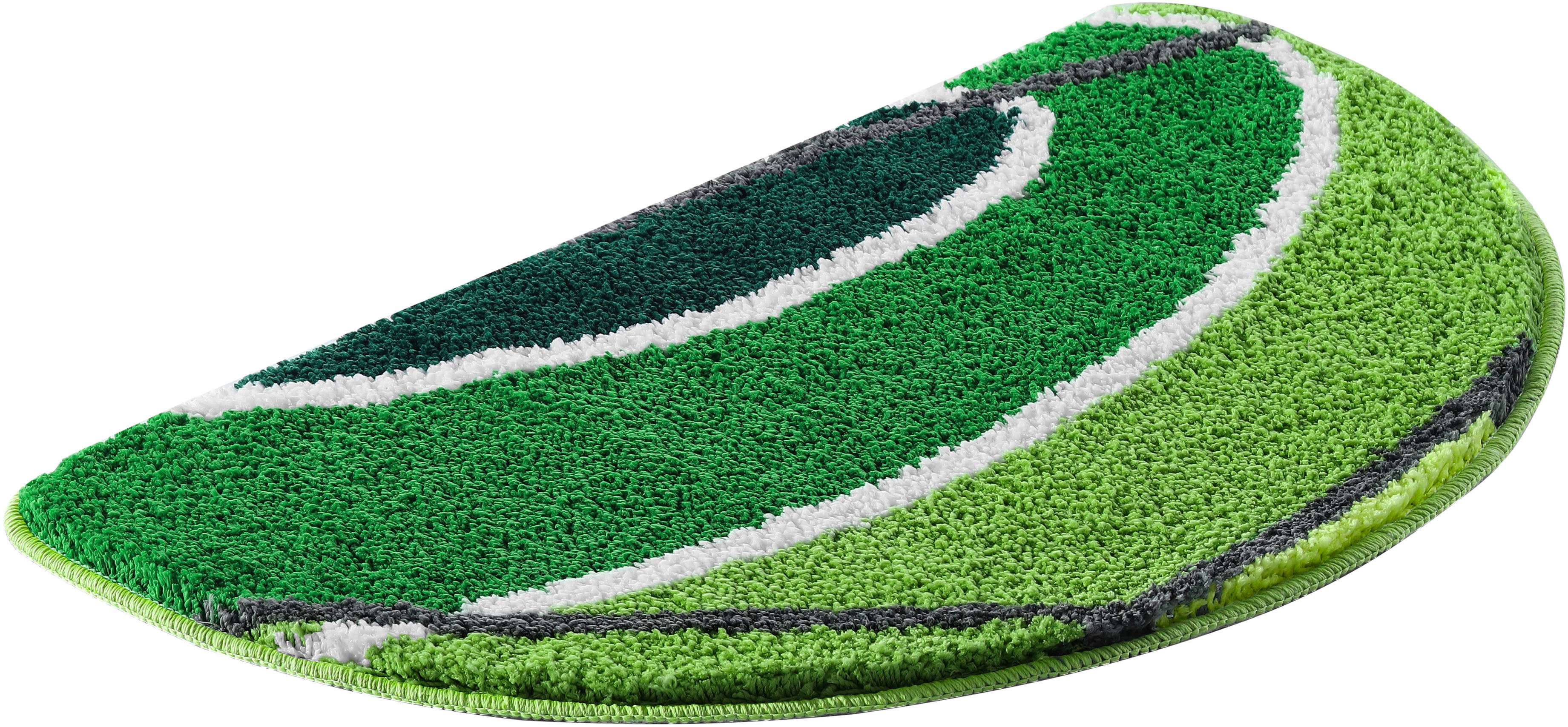 my home Badematte Juna mit Muster, Badvorleger, Badezimmer Teppich, Duschvo günstig online kaufen