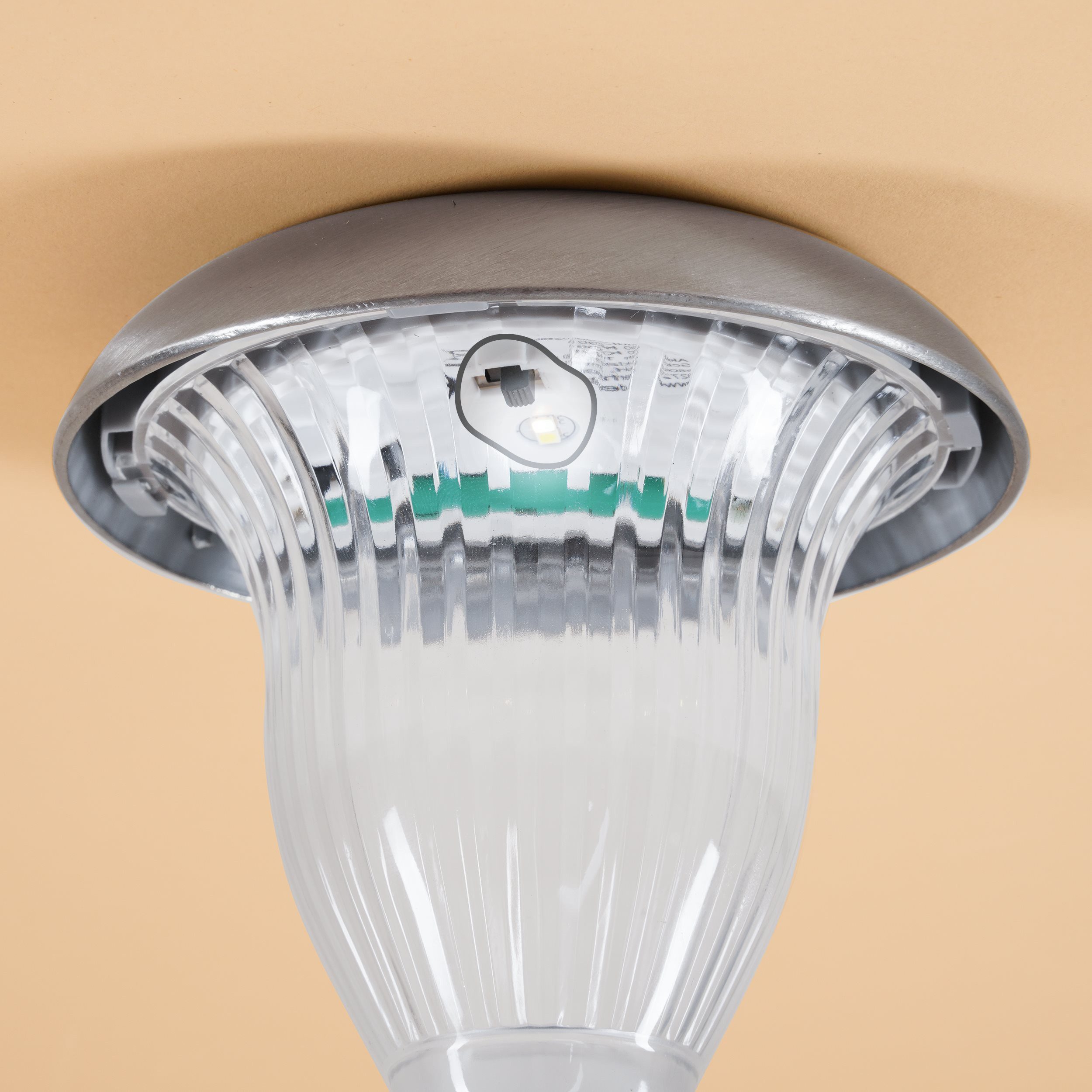 esotec LED Gartenleuchte Solar Stableuchte Flower Light, DUO COLOR ww+kw 2800K 6500K 102604