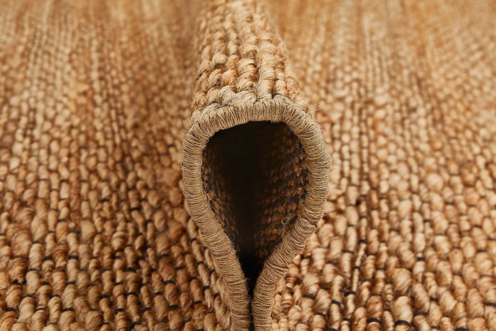Naturfasern, Jute Jute, Baumwolle, und Rechteckig, aus misento, Teppich gewebt