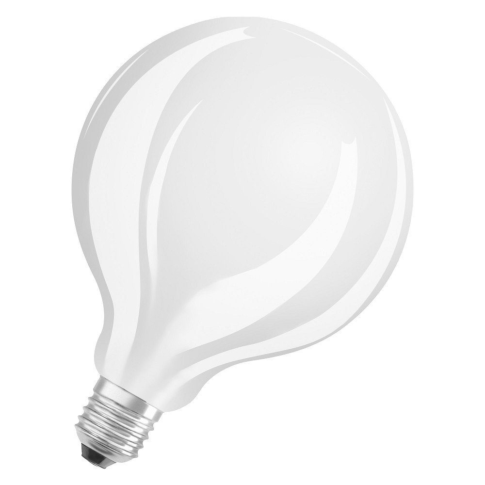 Osram LED-Leuchtmittel E27 Globe 125 LED Glühbirne matt, E27, warmweiß