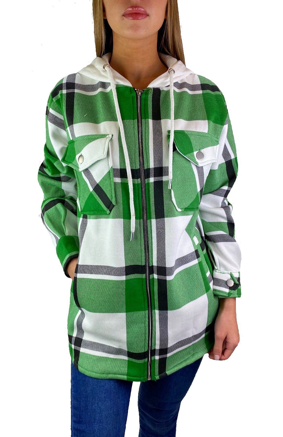 Worldclassca Karohemd Worldclassca DAMEN HEMDJACKE KARIERT günstig online kaufen