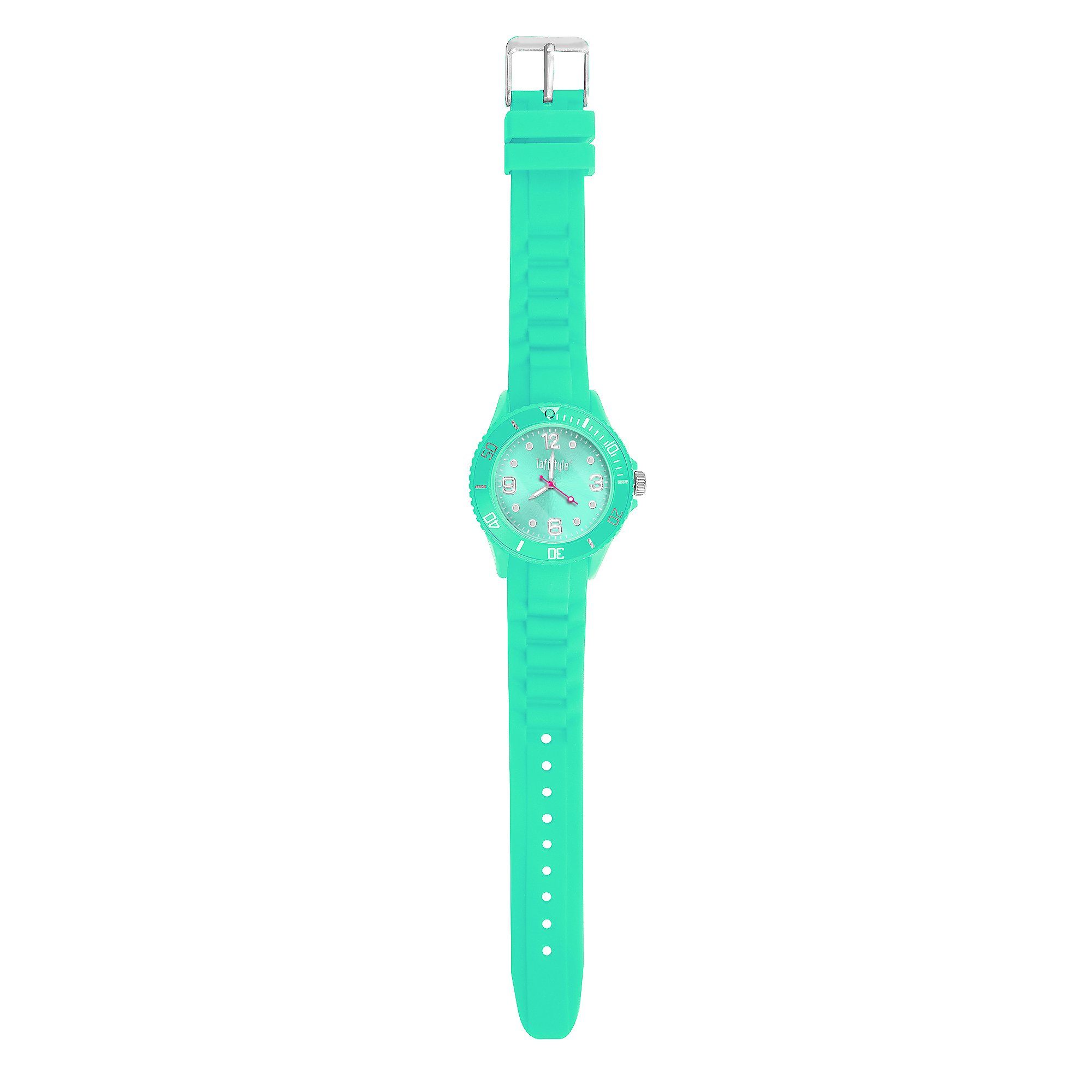 Taffstyle Quarzuhr Armbanduhr Silikon Analog Quarz Farbige Sport Uhr, Sportuhr Damenuhr Silikonuhr Kinderuhr Herrenuhr Bunt Gummi Armband – Bild 3 von 4