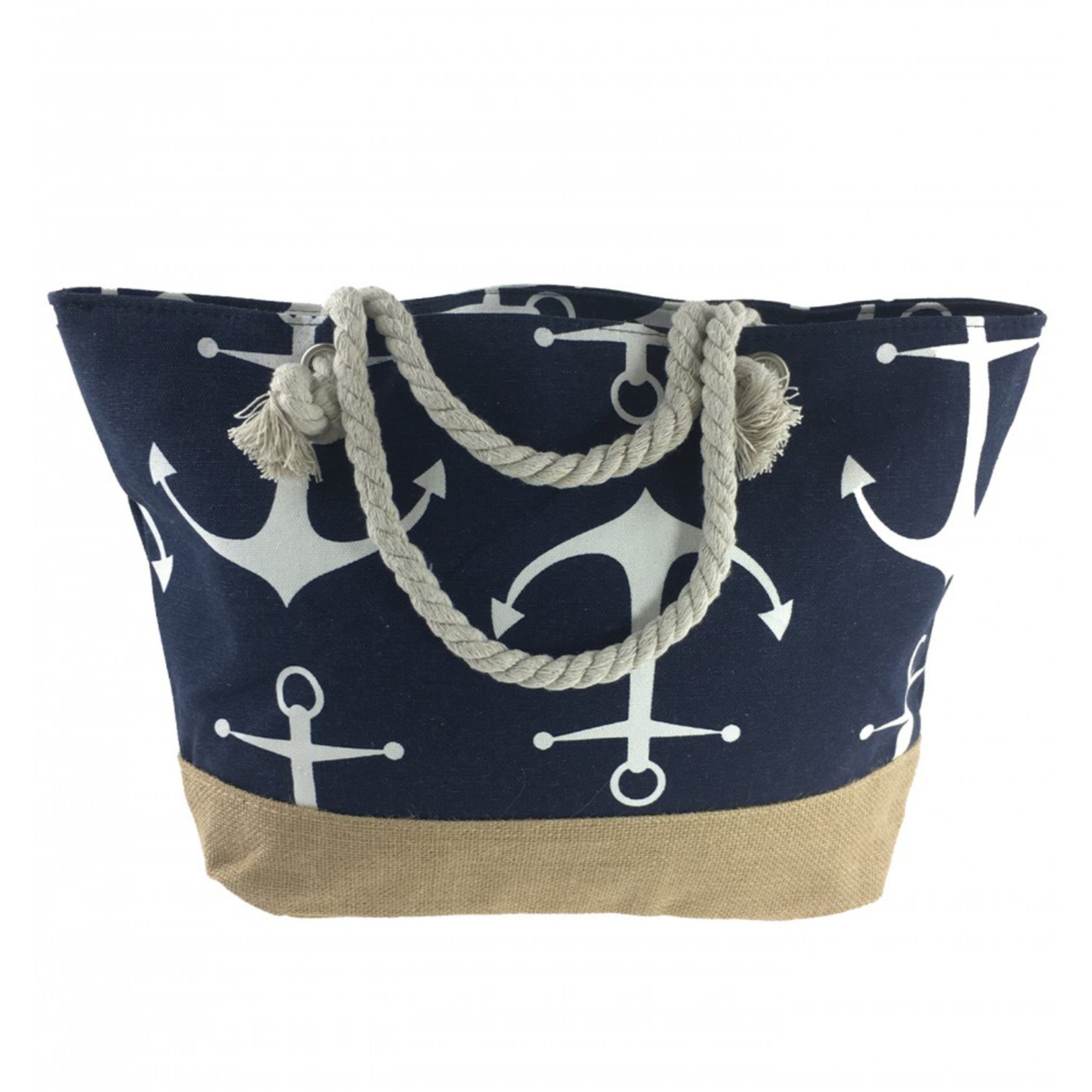BambiniWelt by Rafael K. Strandtasche Strandtasche mit Reißverschluss Beachbag Shopper Schultertasche
