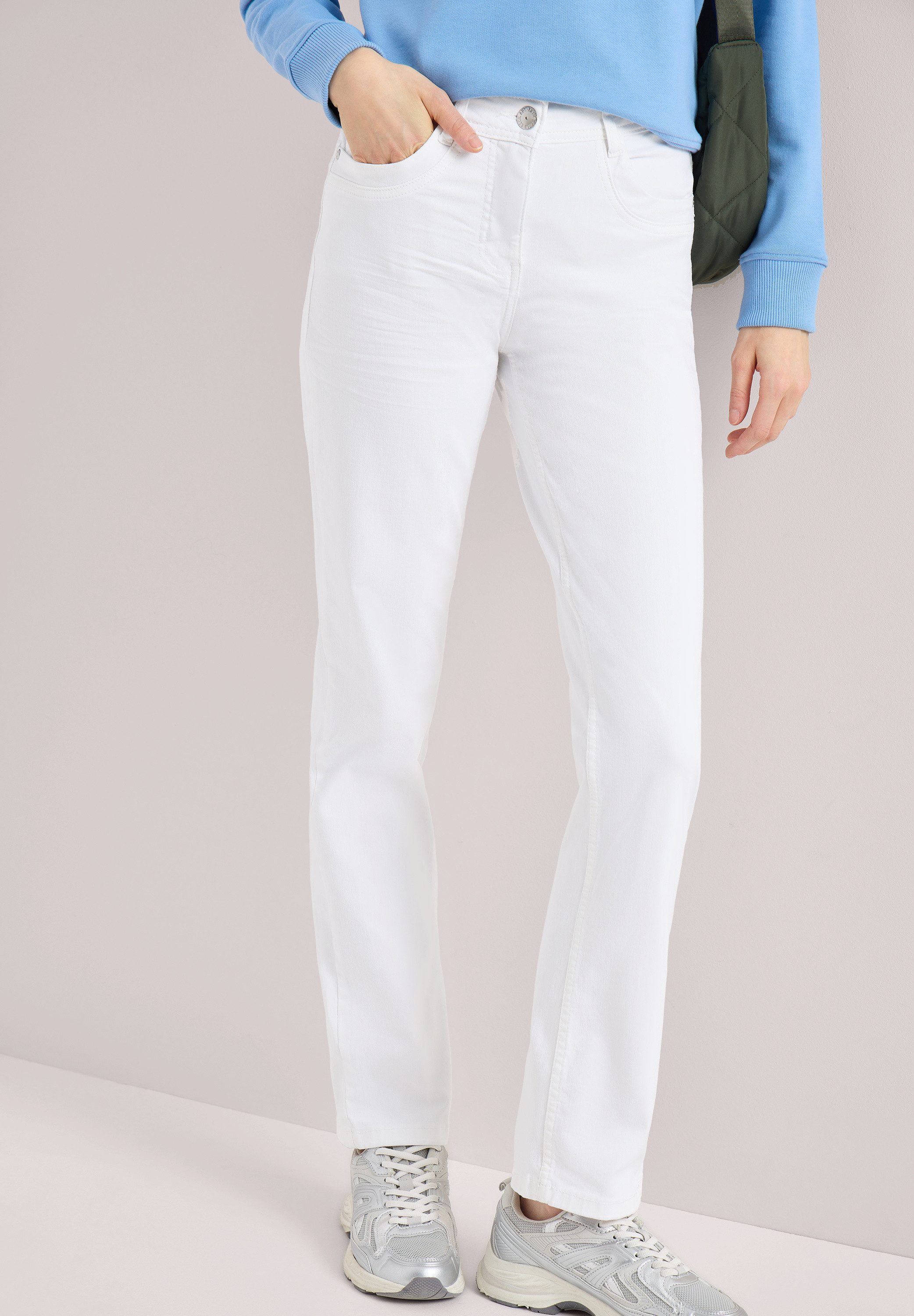 CECIL Slim-fit-Jeans High Waist