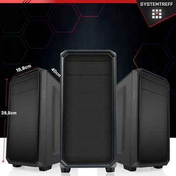 SYSTEMTREFF PC (AMD Ryzen 5 4650G, RX Vega 7, 16 GB RAM, 1000 GB SSD, Luftkühlung, Windows 11, WLAN)