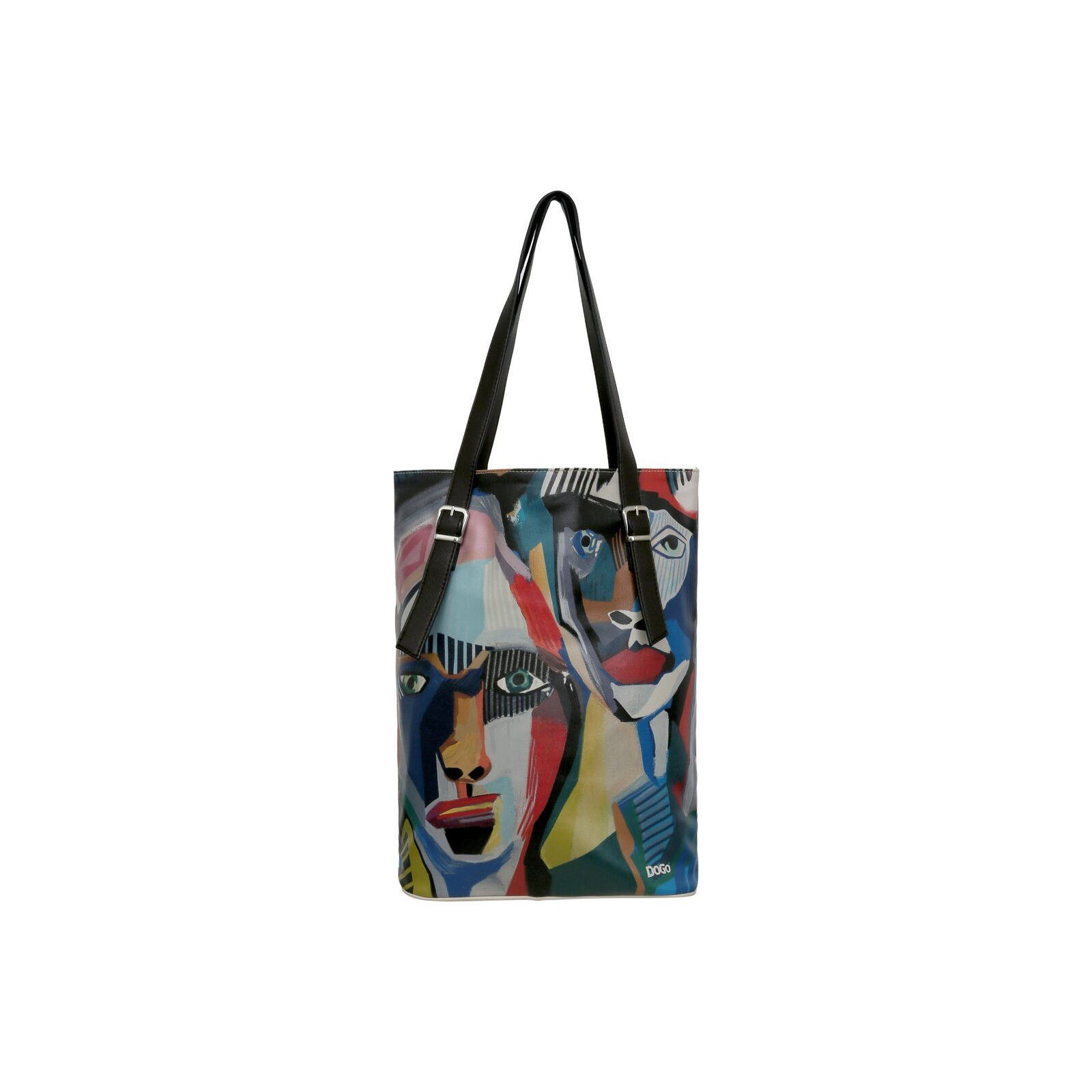 DOGO Umhängetasche Tall Bag Damen Schultertasche You Are Never Alone Damen, Handgefertigt