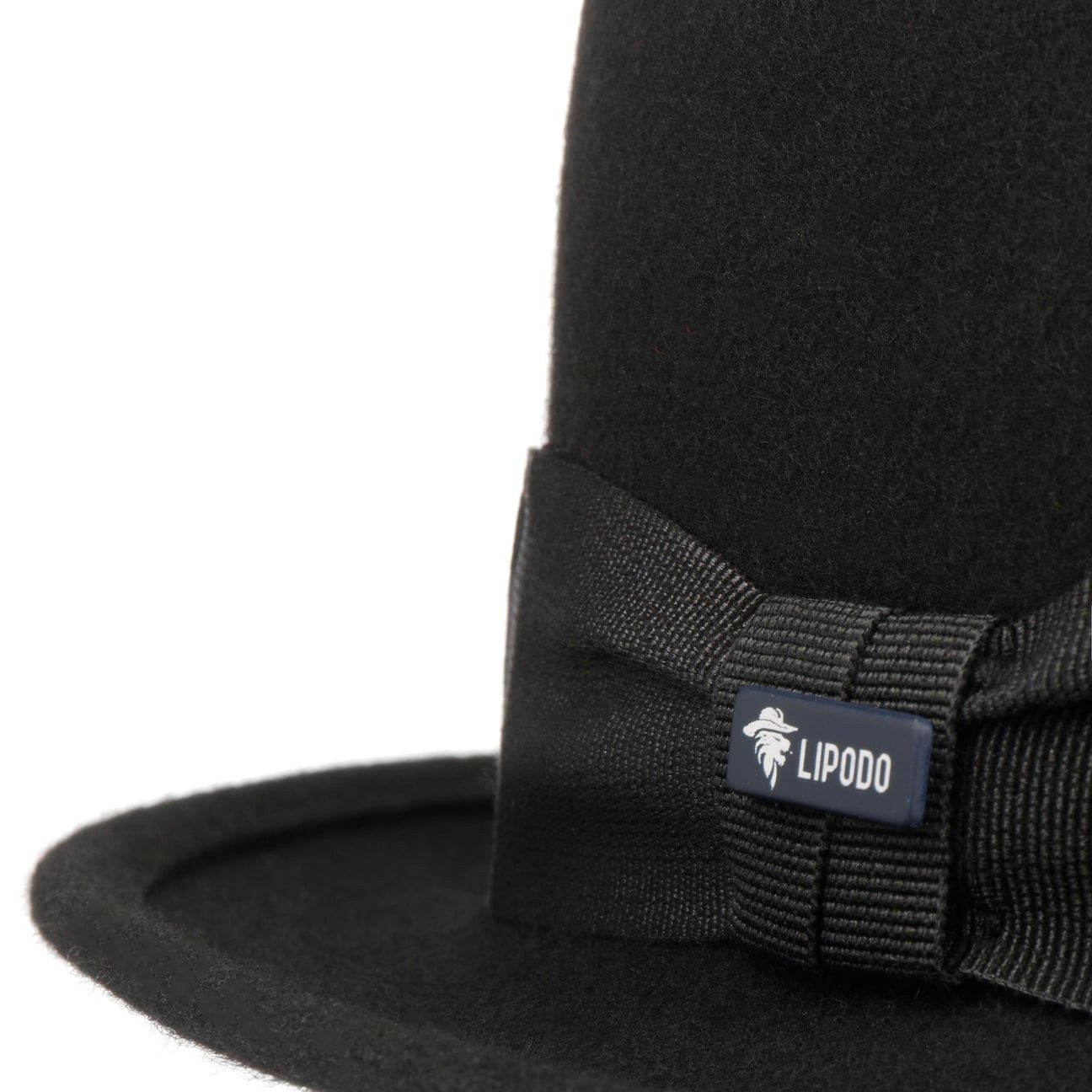 Lipodo Filzhut (1-St) Melone mit Ripsband, Made in Italy