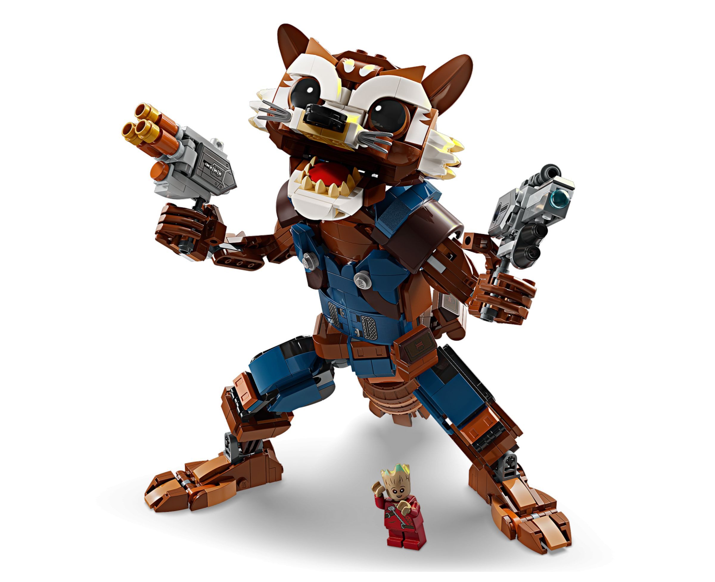 LEGO® Marvel Infinity - Rocket & Baby Groot (76282) Konstruktions-Spielset, (566 St)