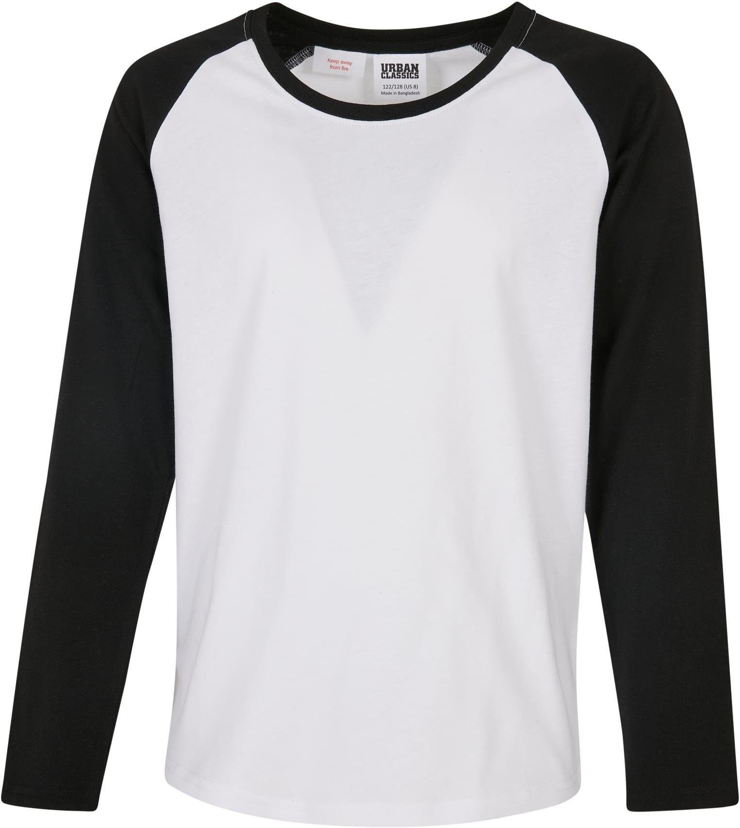 Langarmshirt Girls Contrast Raglan Longsleeve Langarm Shirt Mädchen