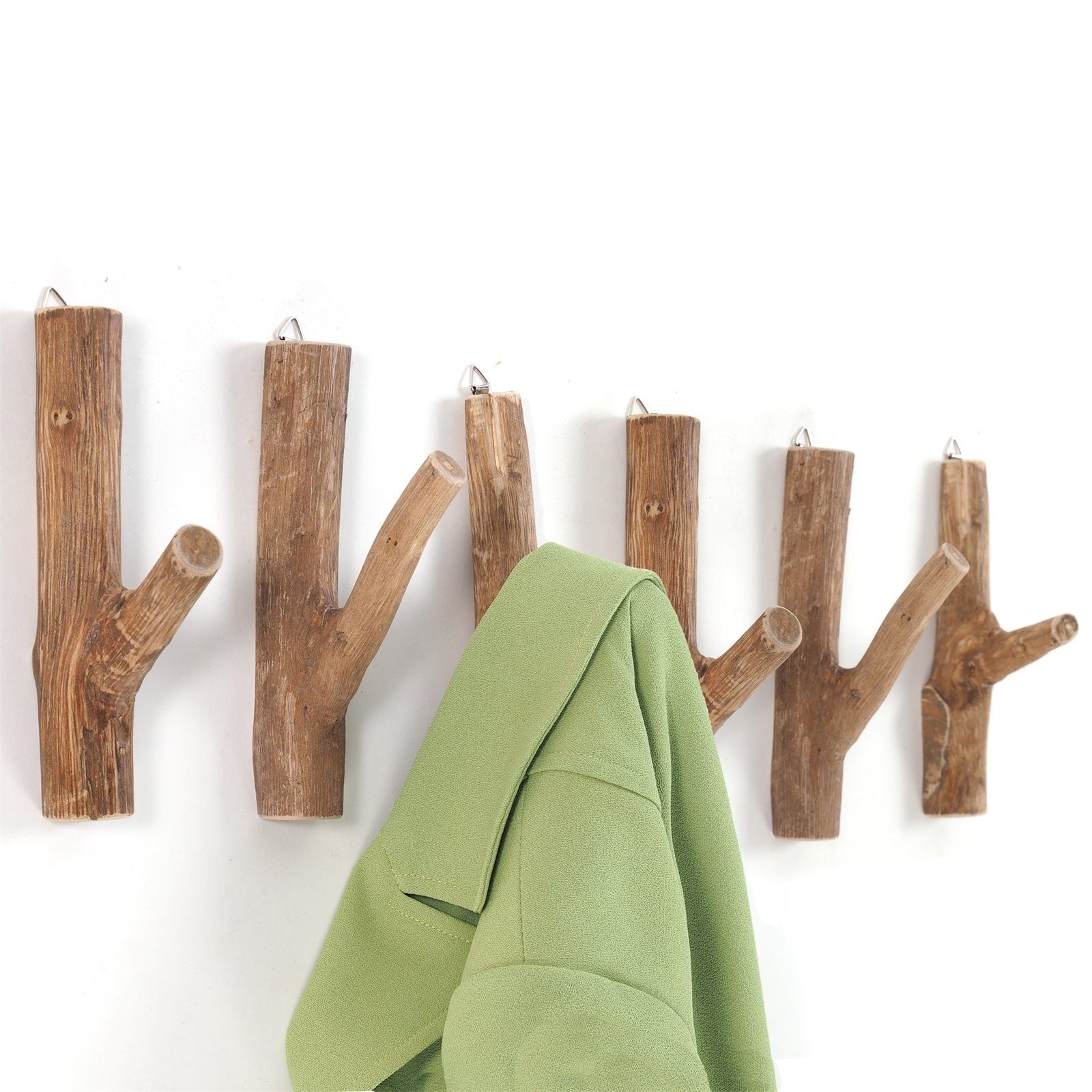 DESIGN DELIGHTS Wandgarderobe Garderobenhaken 6er Set günstig online kaufen