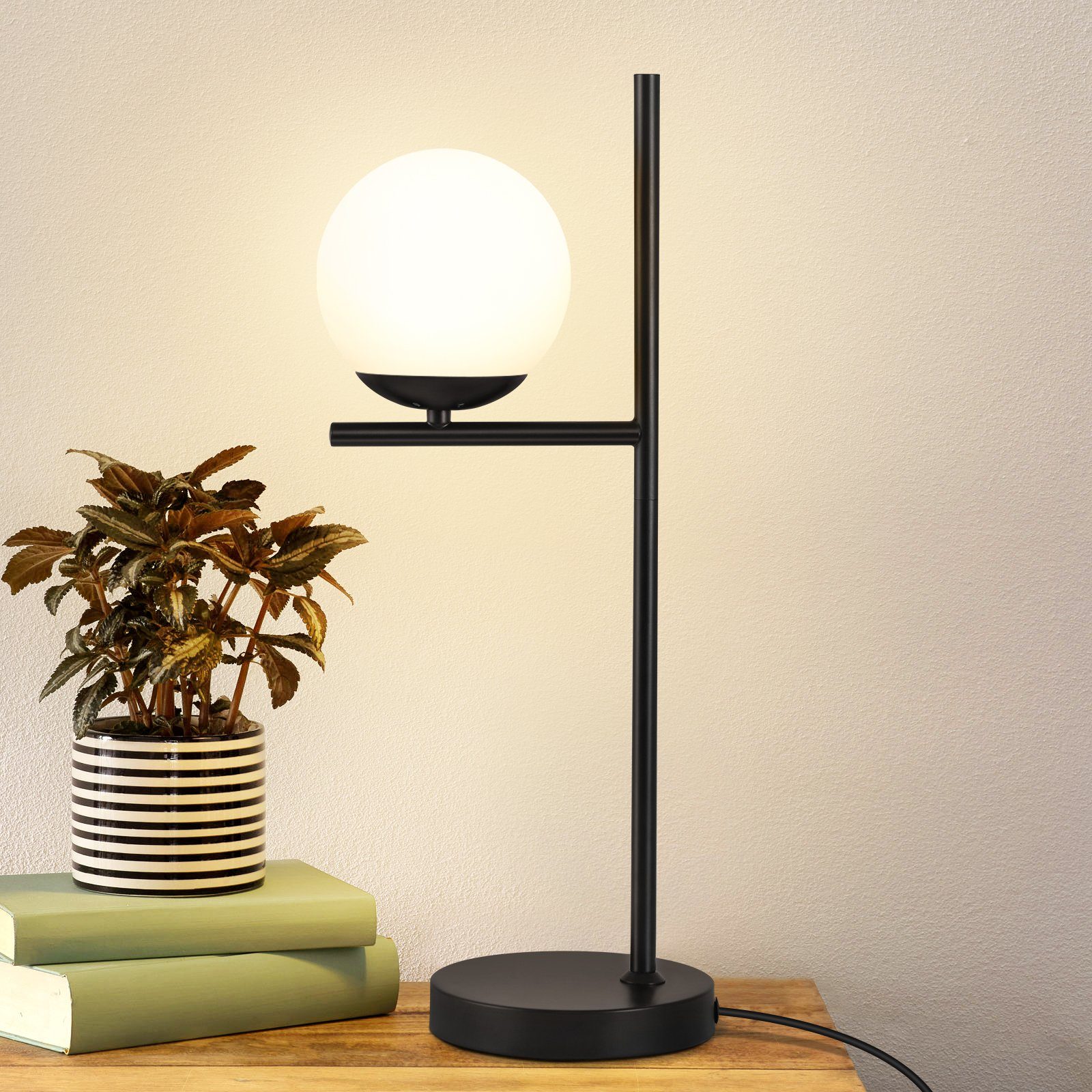 ZMH Tischleuchte Wohnzimmer Industrial Nachttischlampe - Modern mit Schalte günstig online kaufen