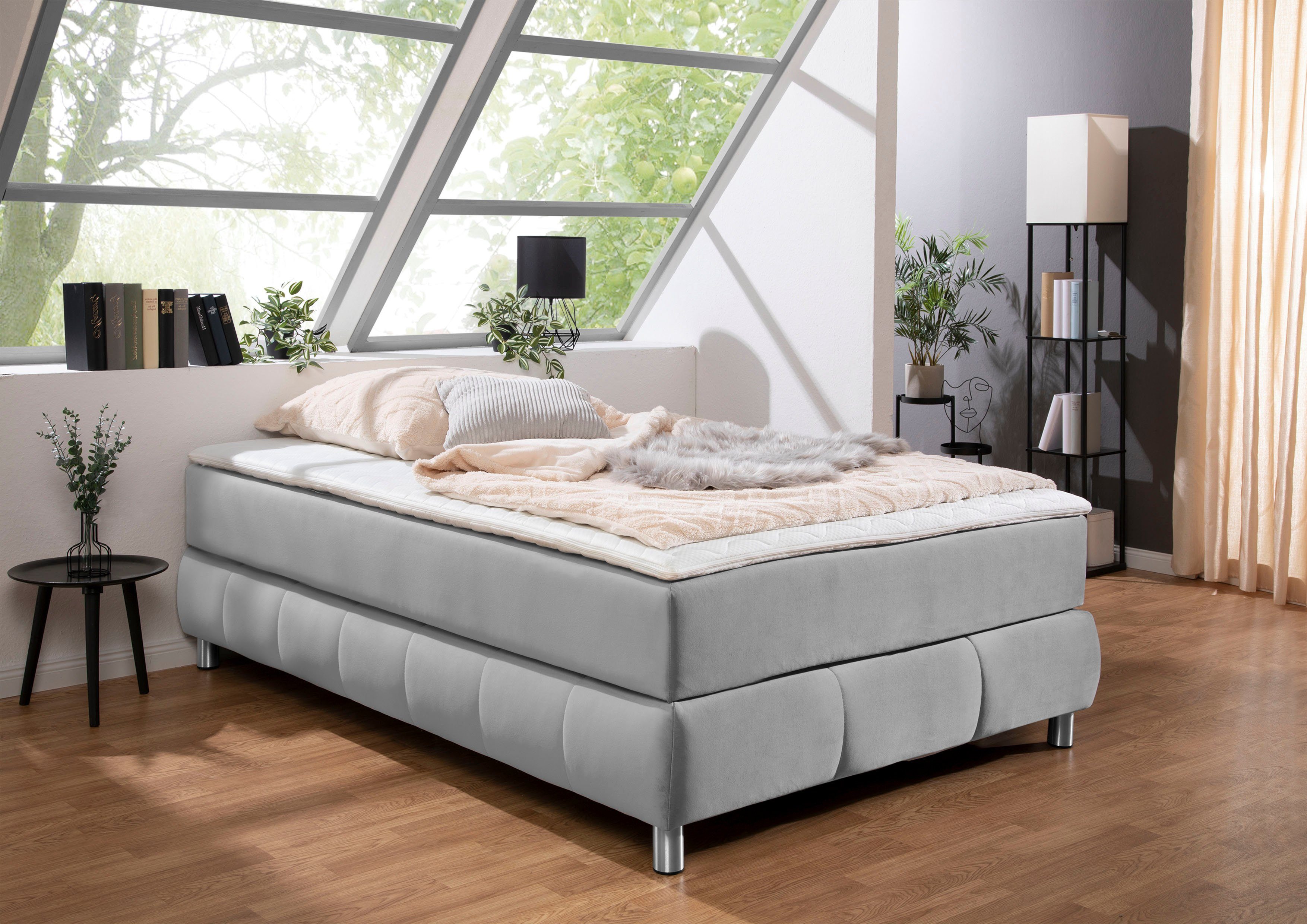 andas Boxspringbett Salo, Ohne Kopfteil, inkl. günstig online kaufen
