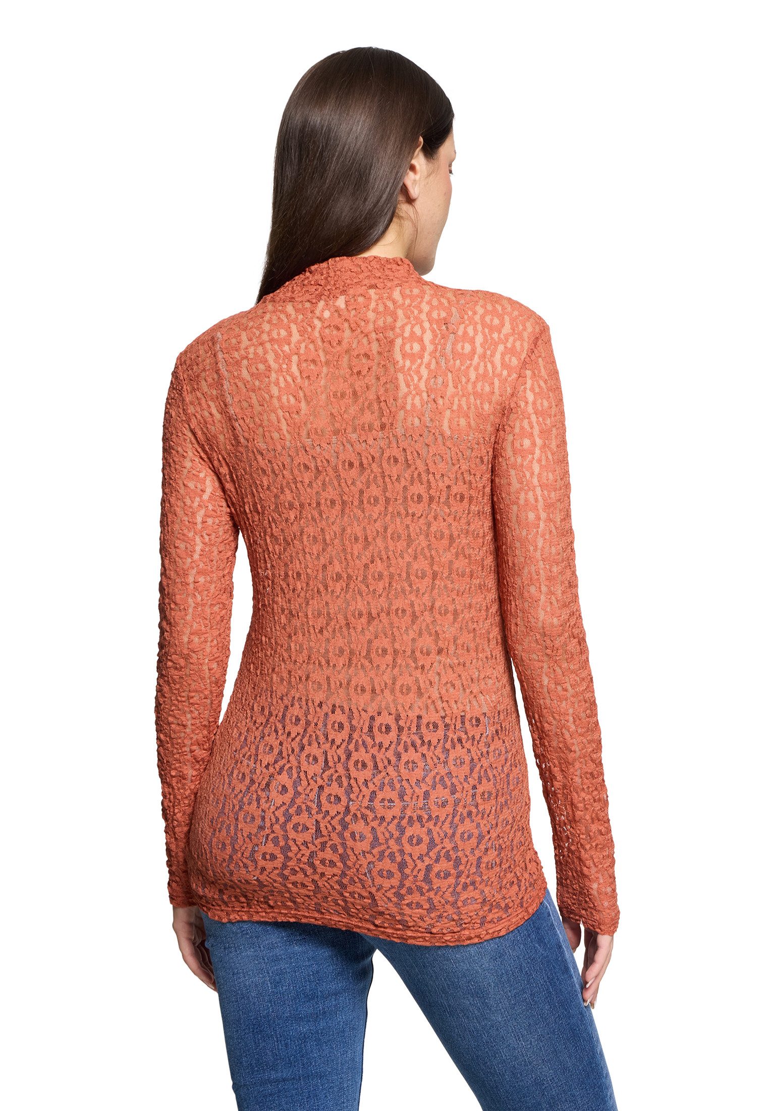 Cartoon Kurzarmshirt Damen mit Kragen (1-tlg)