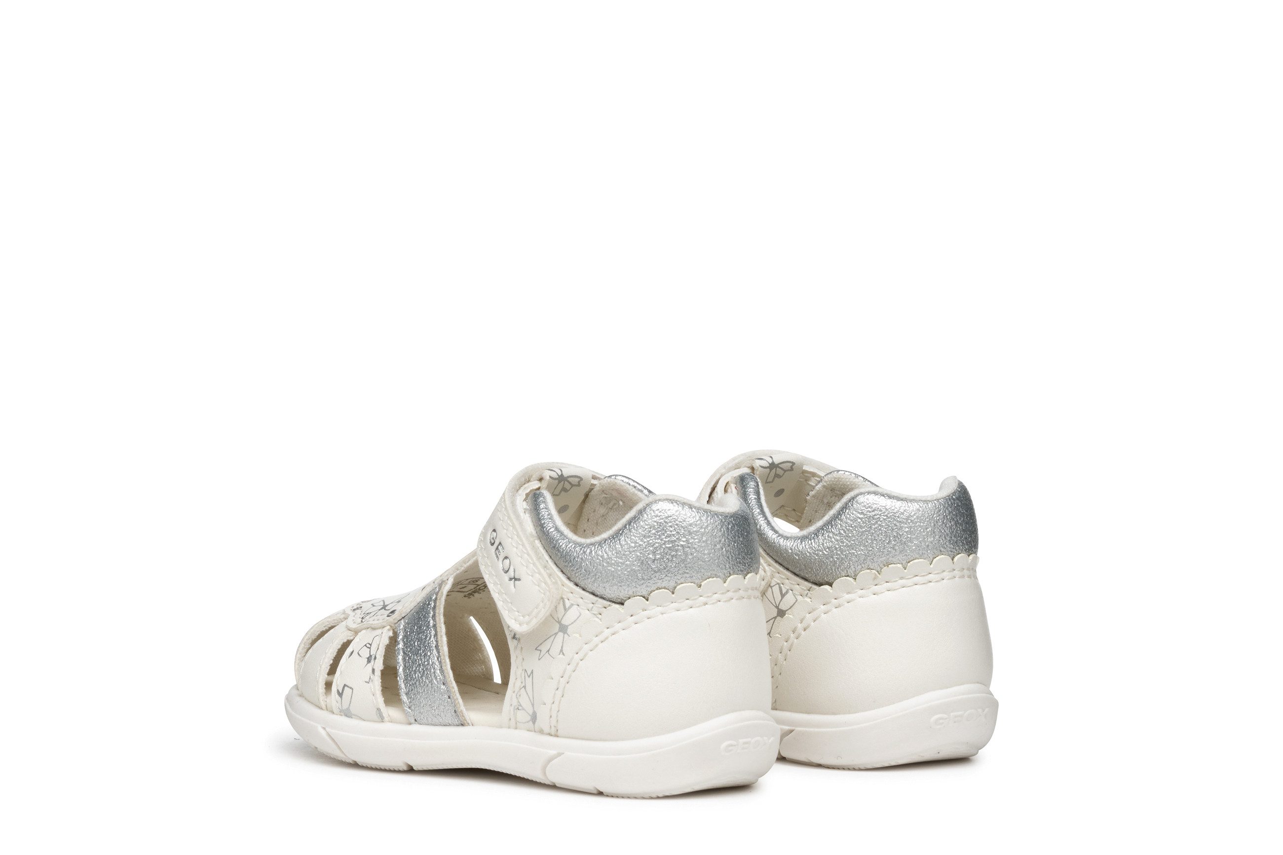 Geox B SANDAL ZAPITO GIRL Lauflernschuh Babyschuh, Sommerschuh, Klettschuh, Größenschablone zum Download