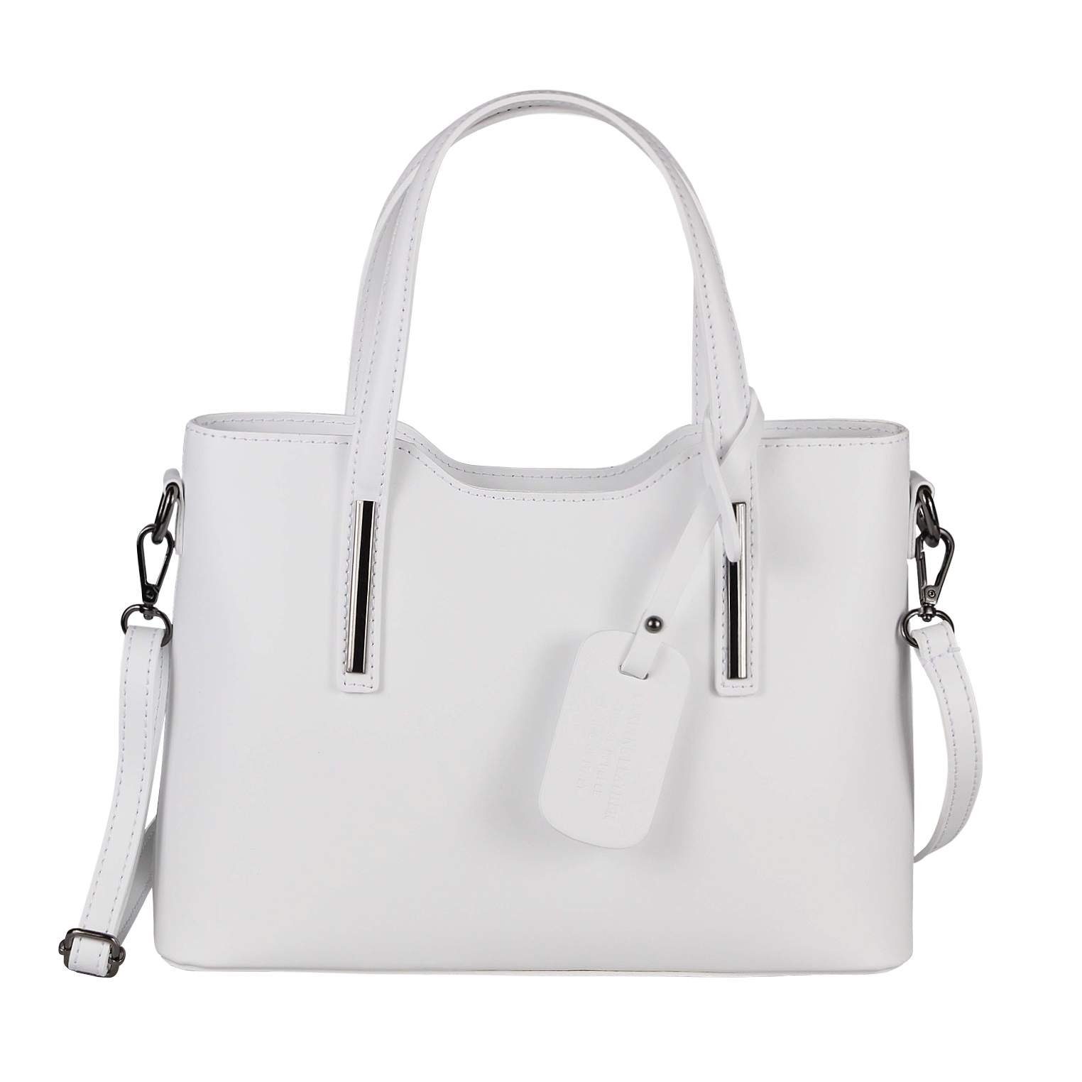 ITALYSHOP24 Schultertasche Made in Italy Damen echt Leder Henkeltasche Shopper Lederhandtasche, Italienische Umhängetasche Cross Over Body Hobo Bag, Premium Qualität