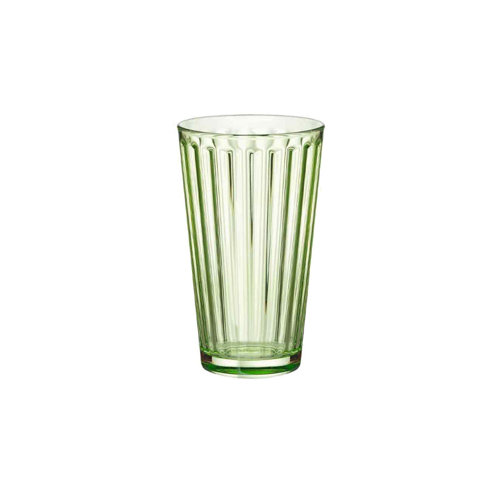 Ritzenhoff Grün Breker Lawe Set, Glas Glas & 400 ml Trinkgläser 6er