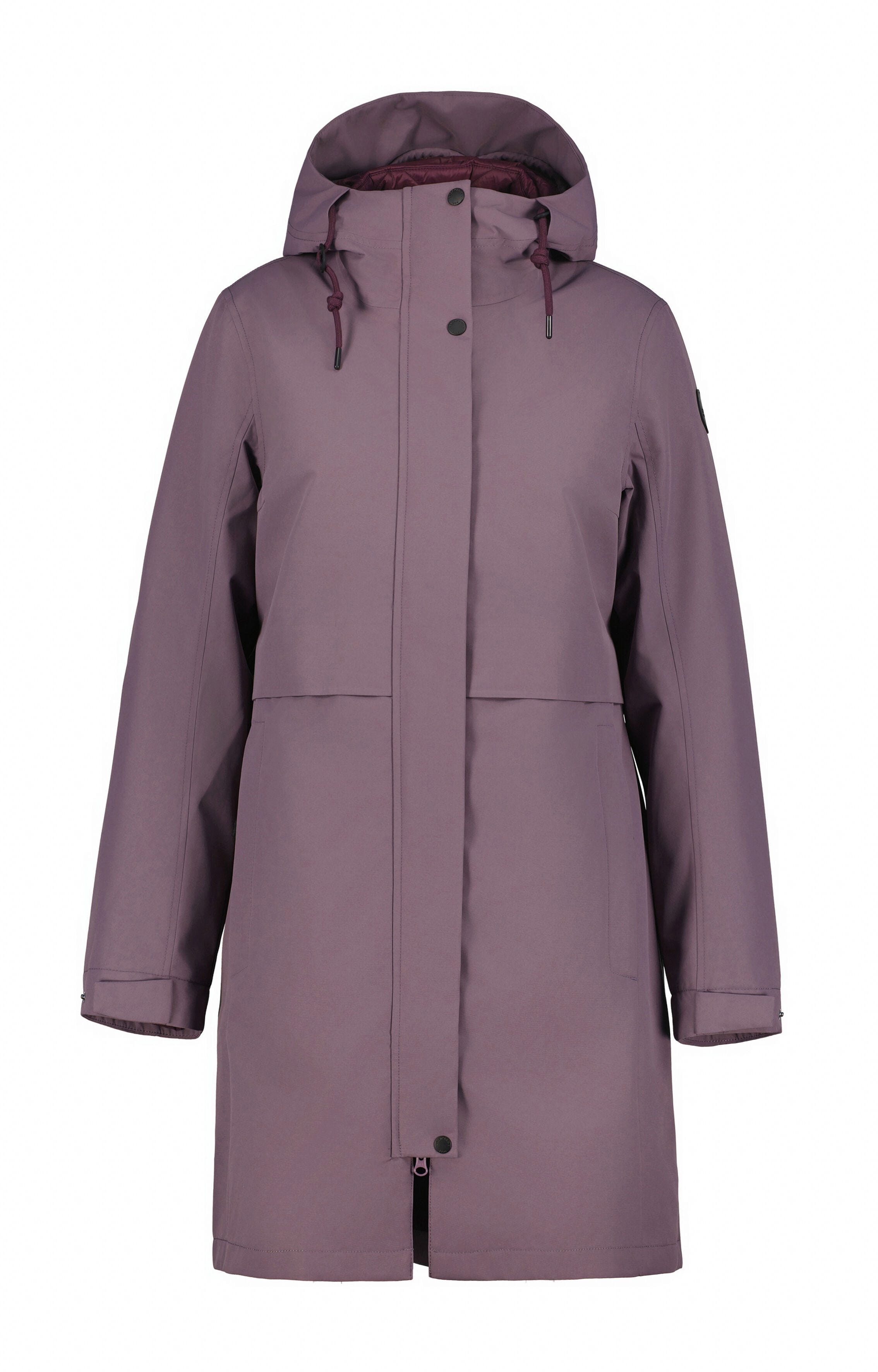 Icepeak Steppmantel D FUKTIONSPARKA 2IN1 AGRIGA mit Markenlederpatch am Obe günstig online kaufen