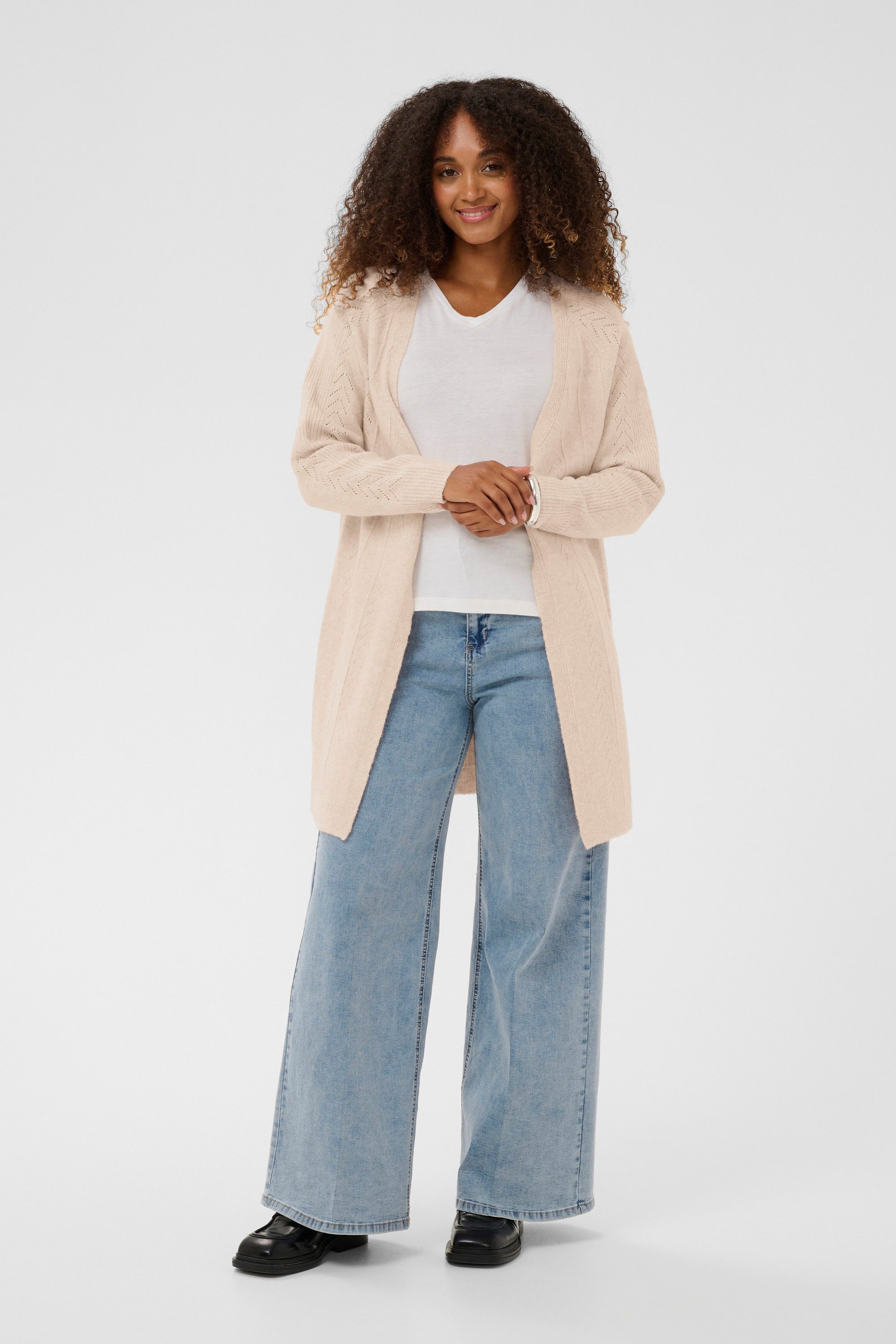 Cream Cardigan Strickjacke CRHoliday