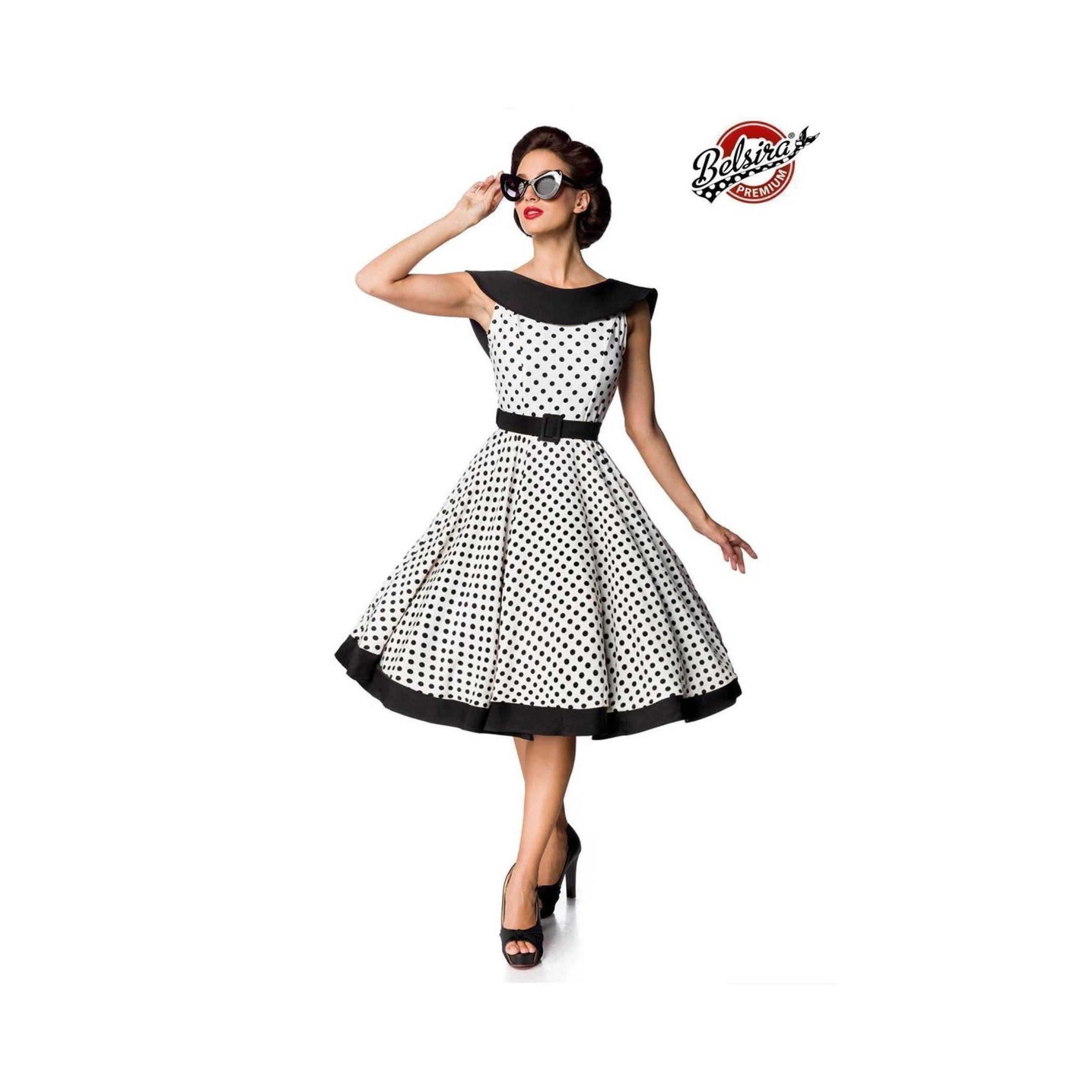 BELSIRA Trachtenkleid Belsira - Premium Vintage Swing-Kleid - (2XL,3XL,4