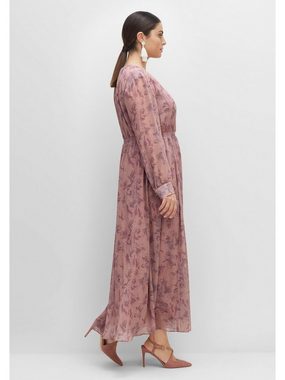 Sheego Abendkleid Große Größen aus zartem Chiffon, blickdicht gefüttert