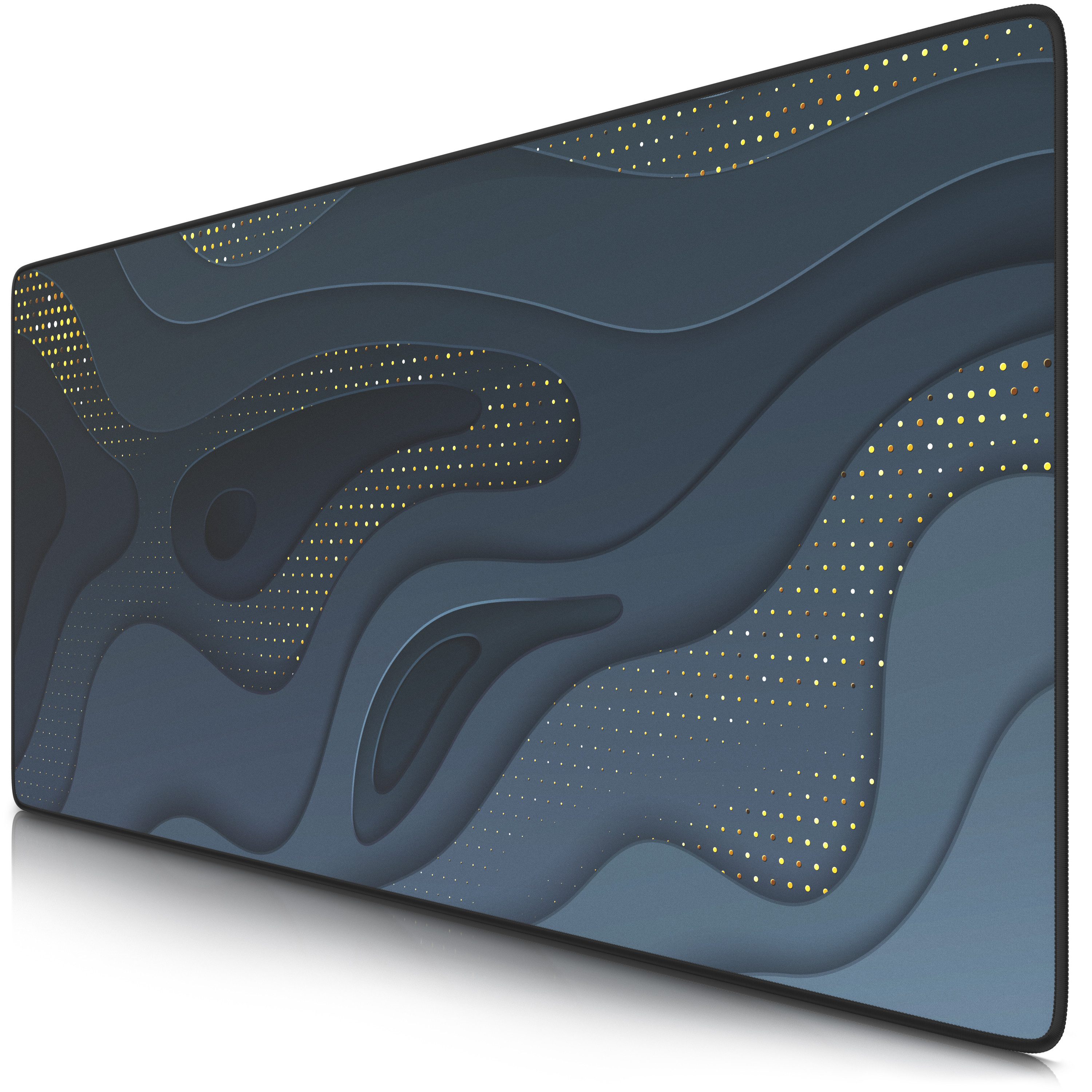 Titanwolf Gaming Mauspad XXL Speed Mousepad 900 x 400 x 3 mm, Schreibtischauflage, abwaschbar (1-St), rutschfeste Rückseite, Geschwindigkeit & Präzision, Abstract Lines 1