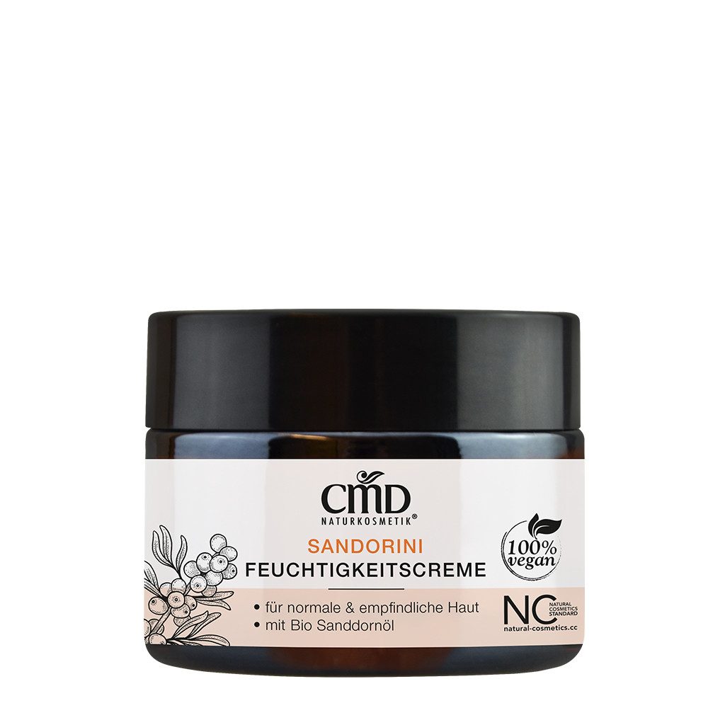 CMD Naturkosmetik Feuchtigkeitscreme Sandorini Feuchtigkeitscreme – Leichte Tagespflege – Vegan