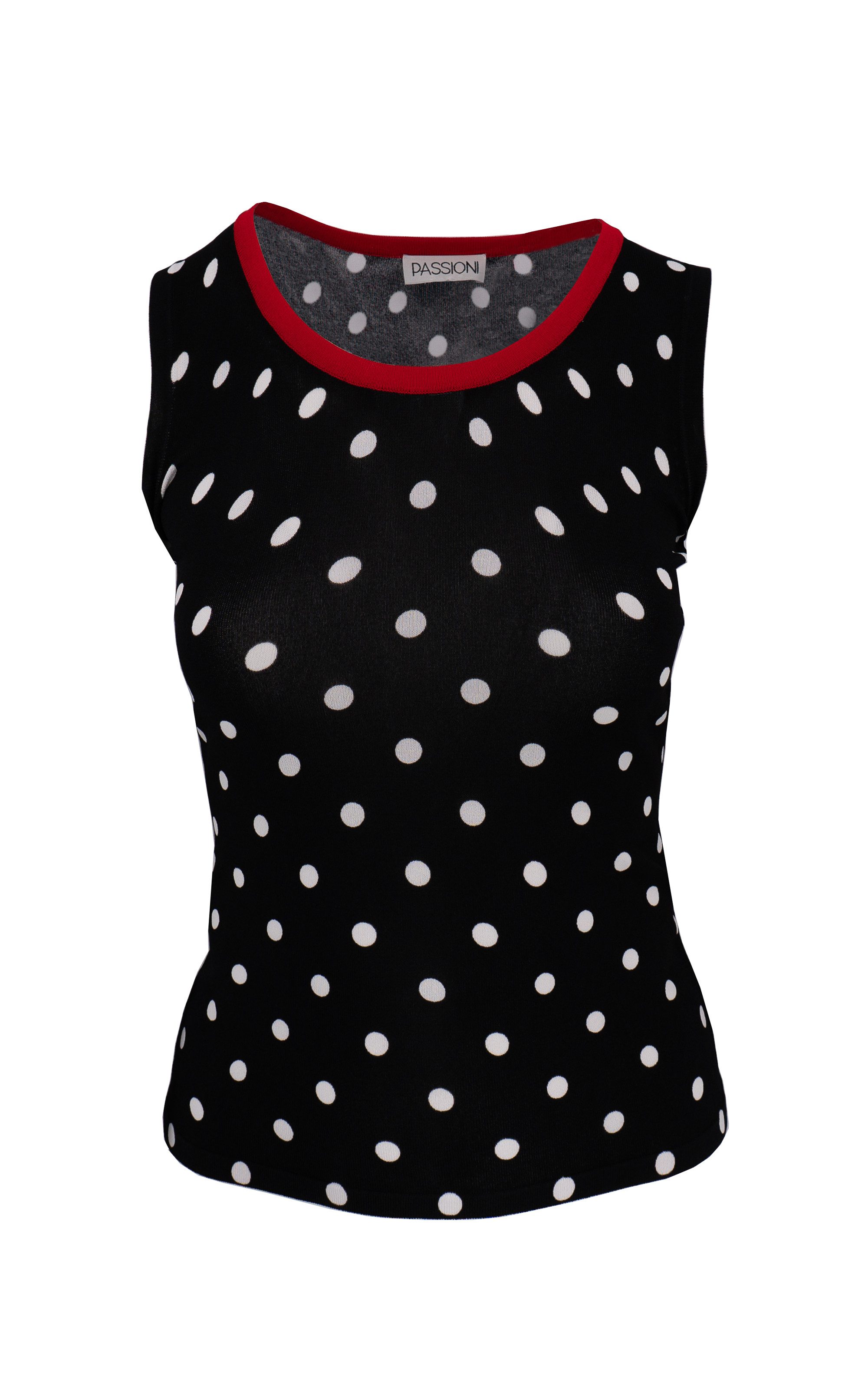 Passioni 2-in-1-Strickjacke Twinset mit Punkten