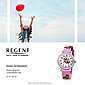 Regent Quarzuhr »URF729 Regent Kinder-Armbanduhr rosa Analog F-729«, (Analoguhr), Kinder Armbanduhr rund, klein (ca. 29mm), Aluminium, Elegant, Bild 3