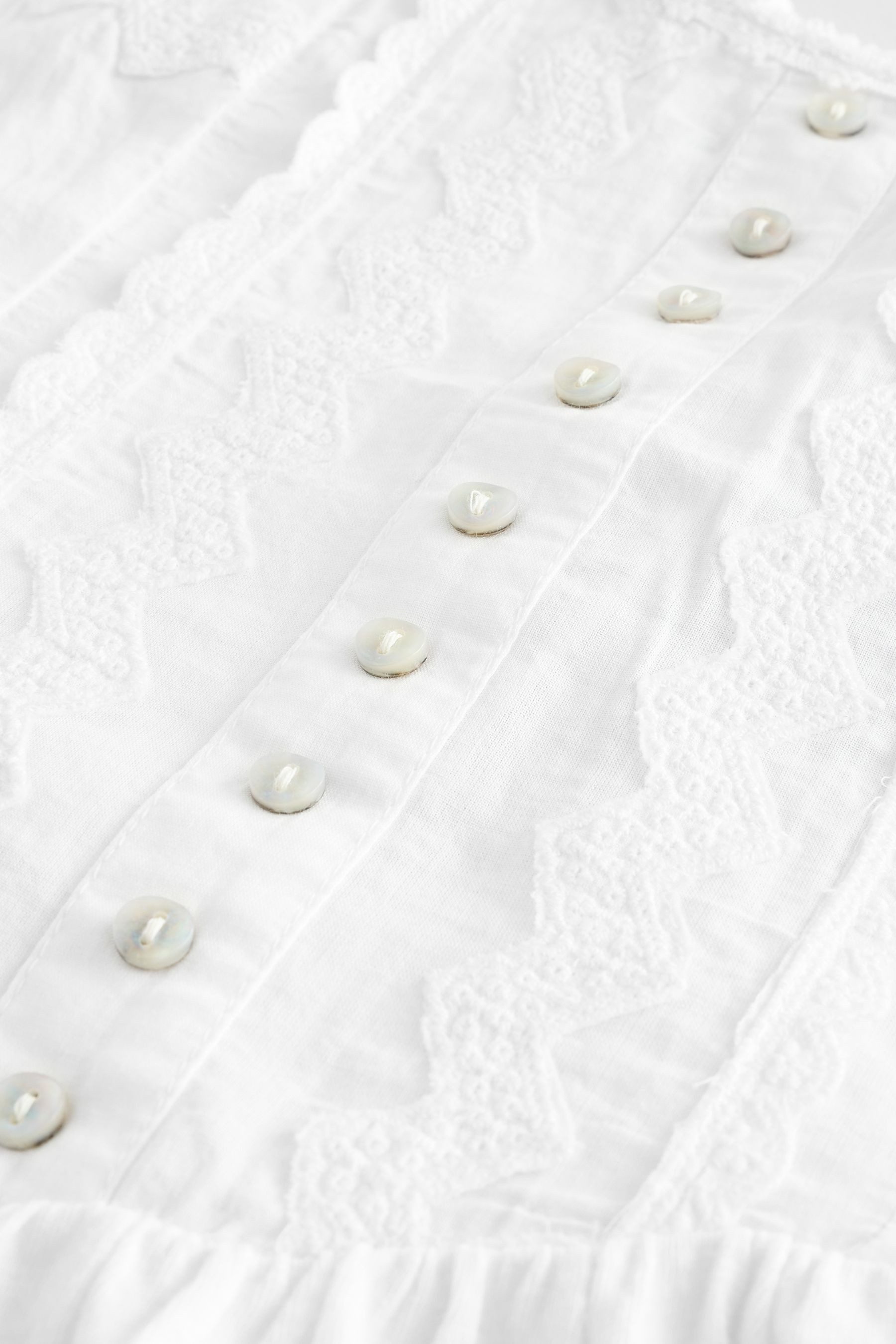 Next Jerseykleid Besticktes Korsettkleid aus 100 % Baumwolle (1-tlg)