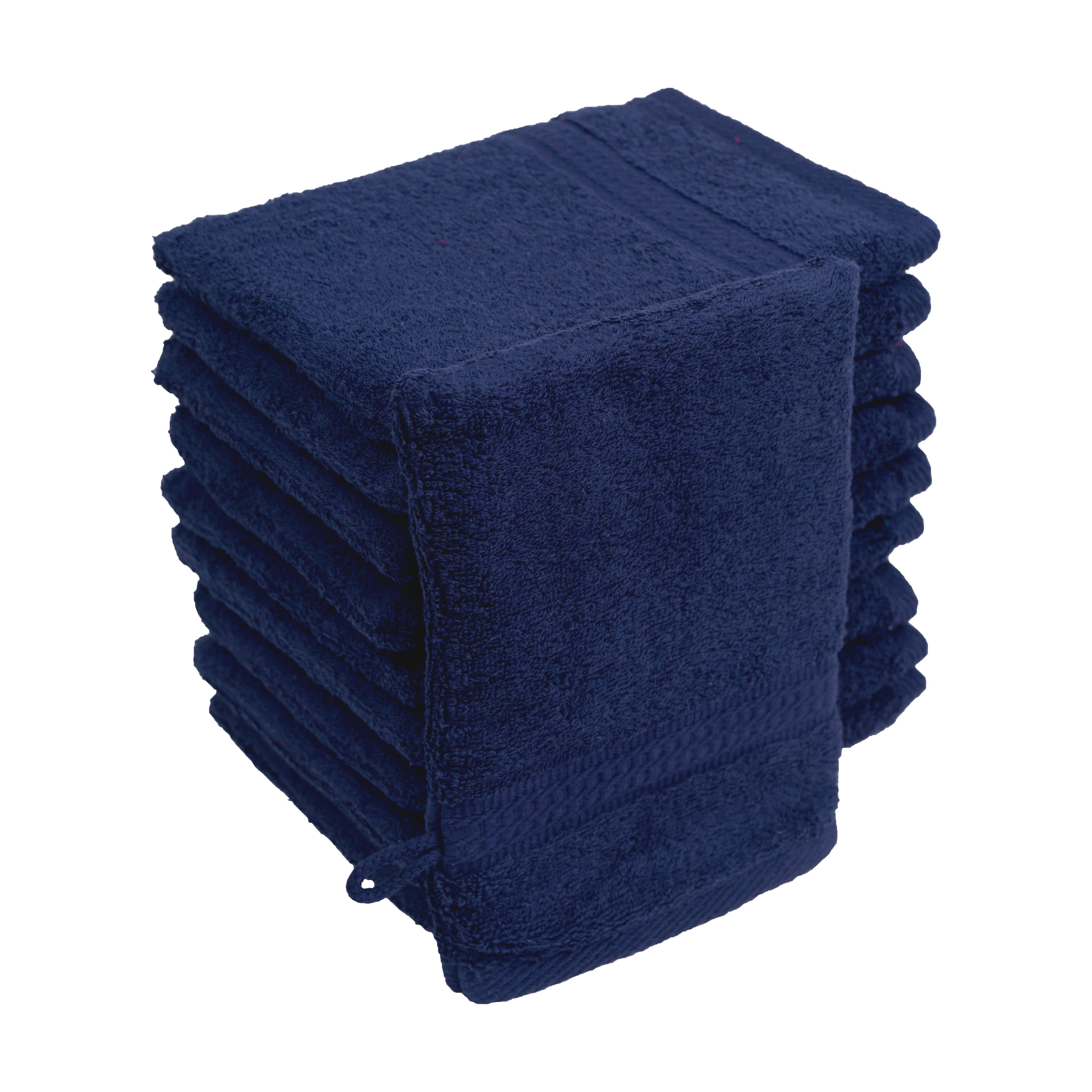 Hometex Premium Textiles Waschhandschuh in Premium Qualität 500 g/m², Feinster Frottier-Stoff 100% Baumwolle, (10er Set), weich, saugfähig, extra schwer & flaus – Bild 4 von 5