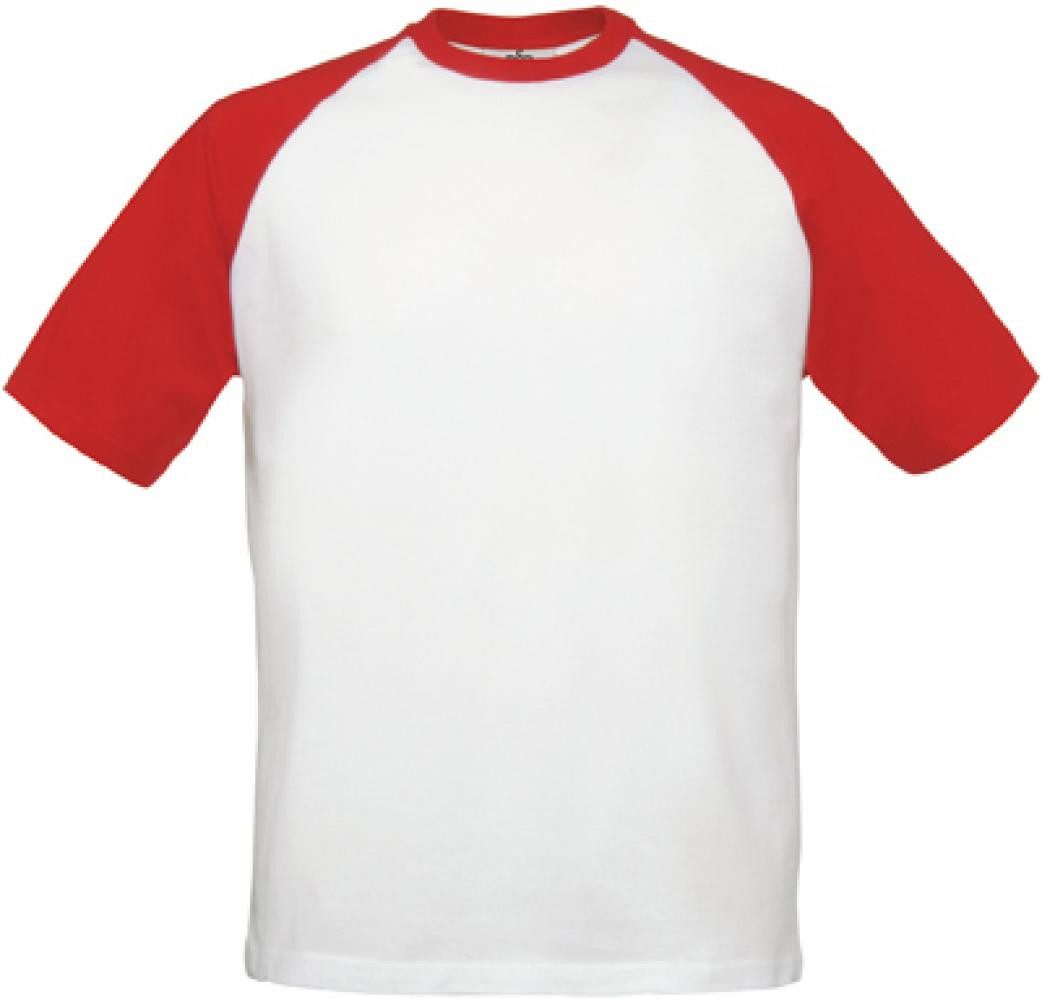 B&C Rundhalsshirt Base-Ball Herren T-Shirt