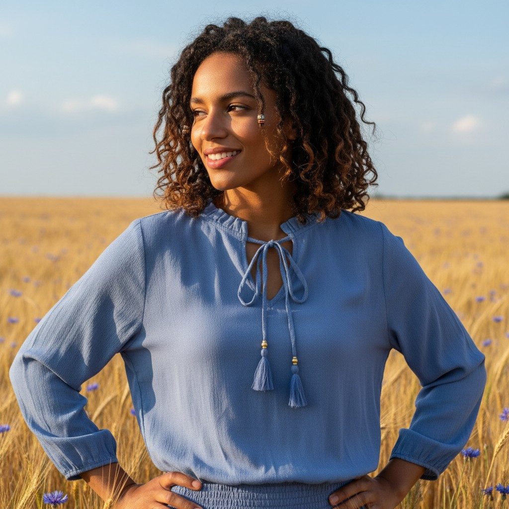 Guru-Shop Longbluse Schlupfpbluse Boho chic, luftige Langarmbluse -.. alter günstig online kaufen