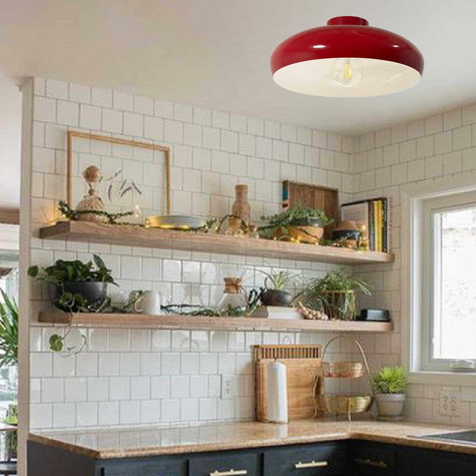 Bamyum Deckenleuchte Bamyum Deckenleuchte I Androa I Ø40 cm Metall Lampe, ohne Leuchtmittel