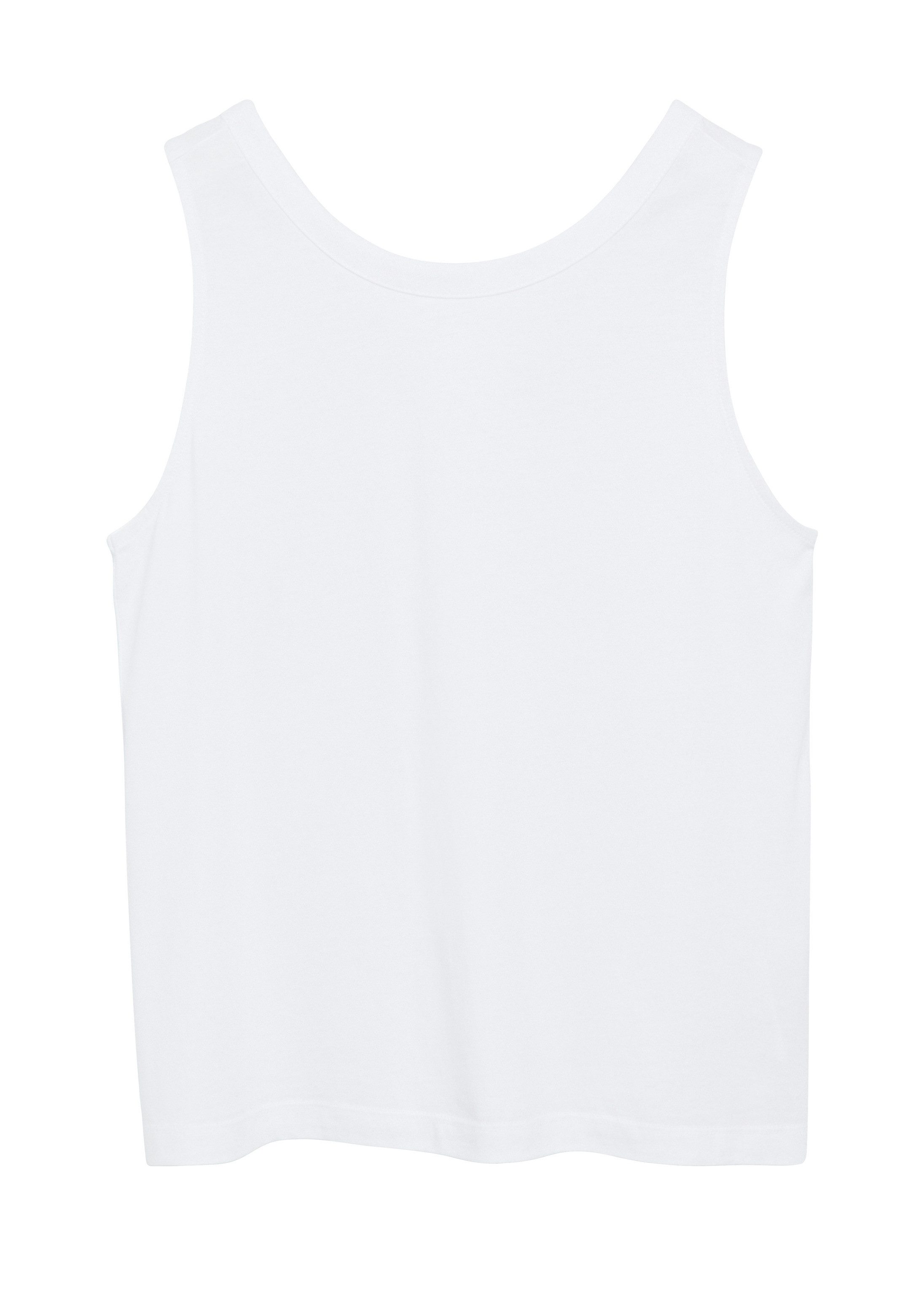 s.Oliver Muscleshirt T-Shirt Jersey-Top mit Rundhalsausschnitt und Rückendetail