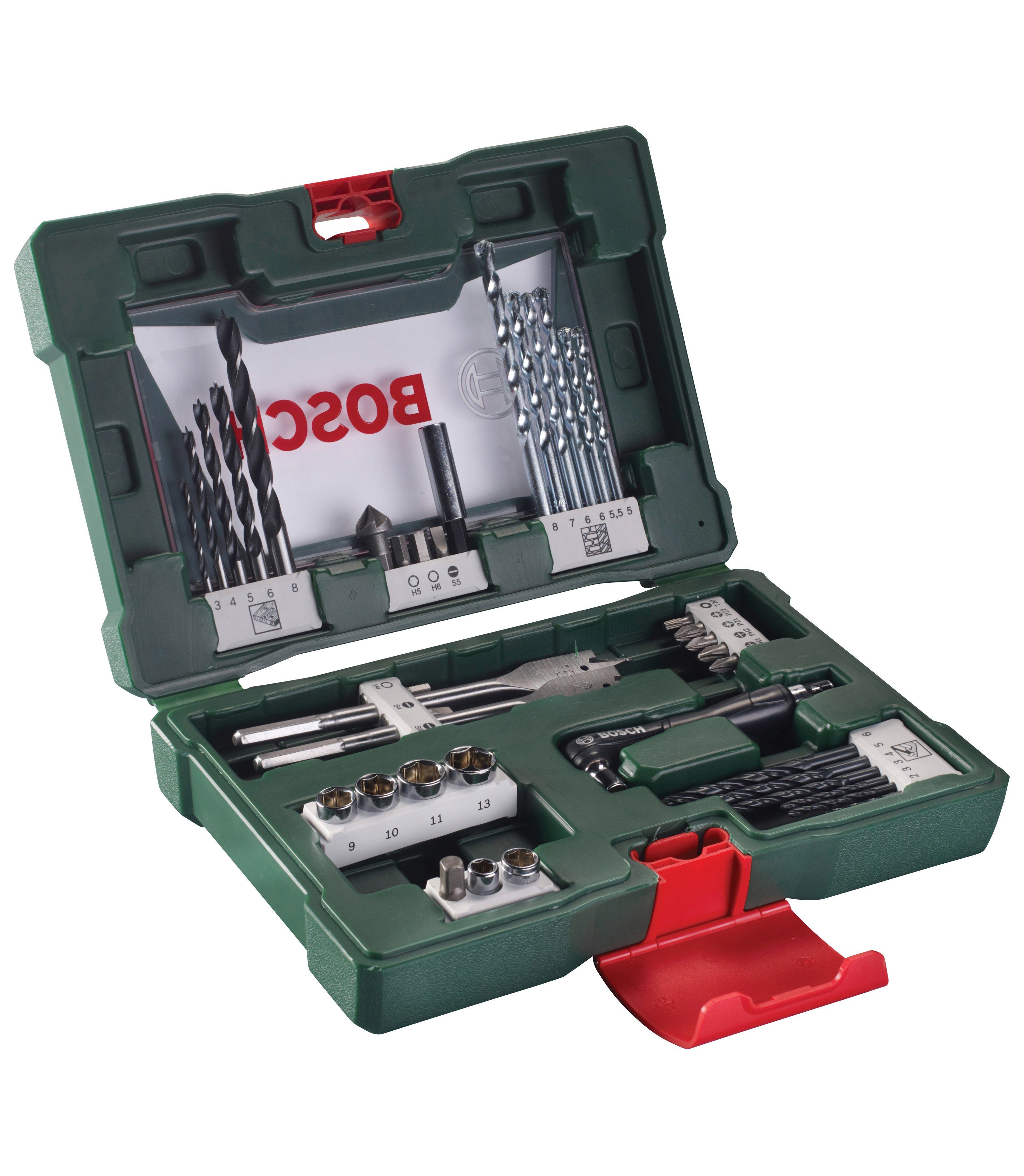 Bosch Home & Garden Werkzeugset V-Line, 41-tlg., Bohrer- und Bits, mit Winkelschrauber