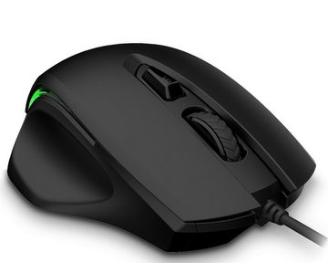 Speedlink GARRIDO Beleuchtete Maus Office PC Mouse Mäuse (LED-Beleuchtung in 3 Farben, Fingerablage, 5-Tasten, 800 bis 2400 dpi)