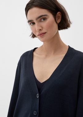 s.Oliver BLACK LABEL Strickjacke Cardigan mit großen Knöpfen