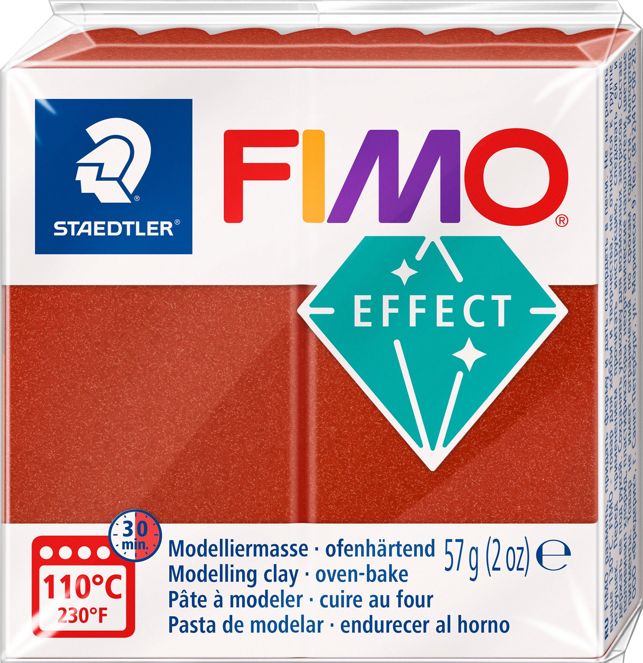 FIMO Modelliermasse Metallicfarben, 57 g Kupfer