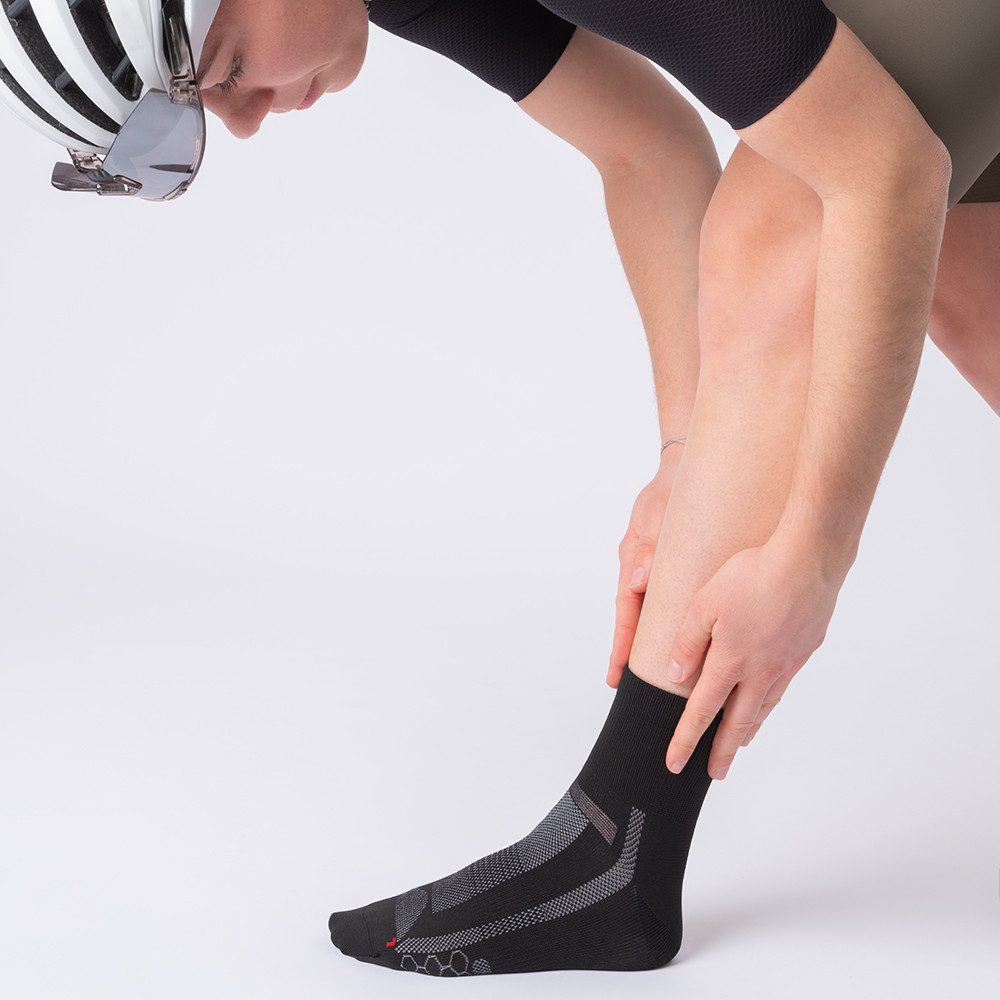 OCCULTO Sportsocken Herren & Damen kurze Rennradsocken 2er Pack (Modell: Thomas) (2-Paar)