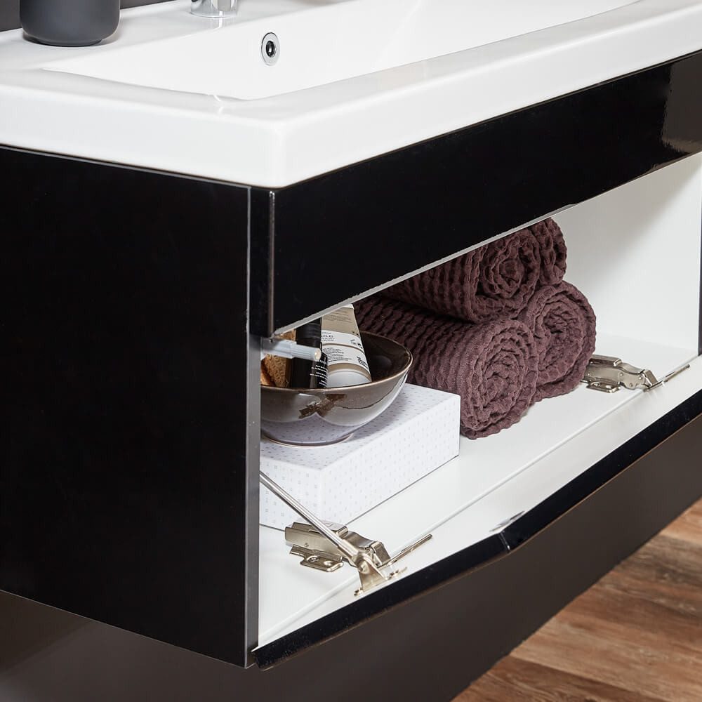 HOME DELUXE Badmöbel-Set WANGEROOGE - 60cm / 80 cm, (1-ST. bis 2 teilig), Badschrank, Badmöbel, Waschbeckenunterschrank