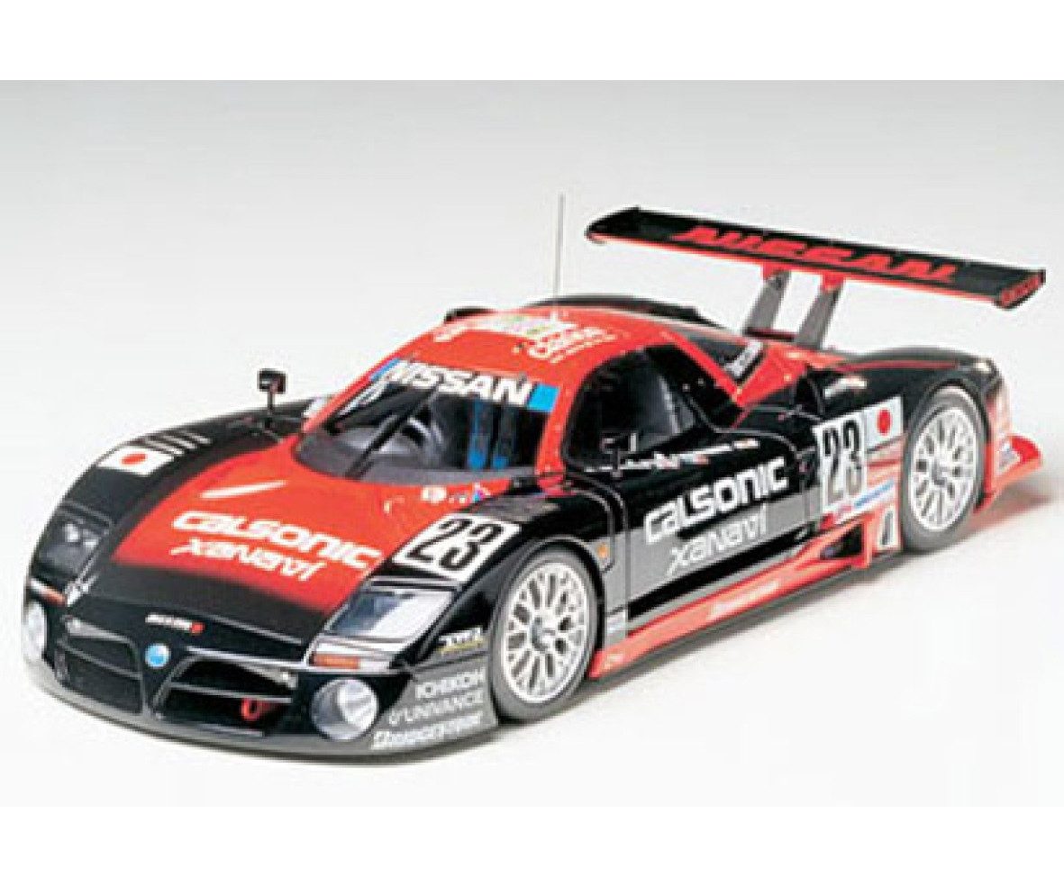 Modellbausatz Tamiya Nissan R390 GT1 1:24 Platik Modellbau Auto Bausatz